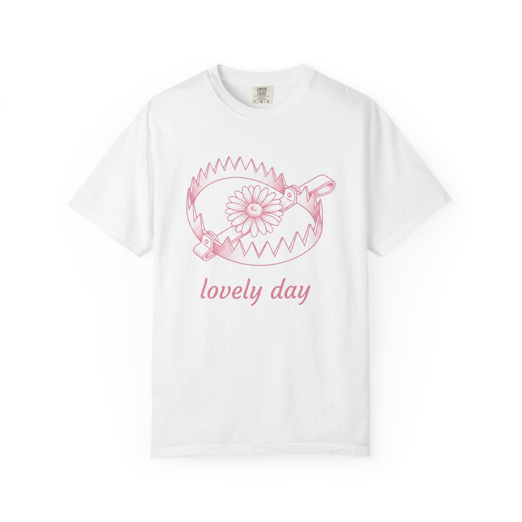 Daisy Bloom Catcher Shirt Boho Chic Style Gift Women Sketch Tee Flower Arranger T-Shirt Bohemian Fan Drawing Design Simple Flower Tshirt