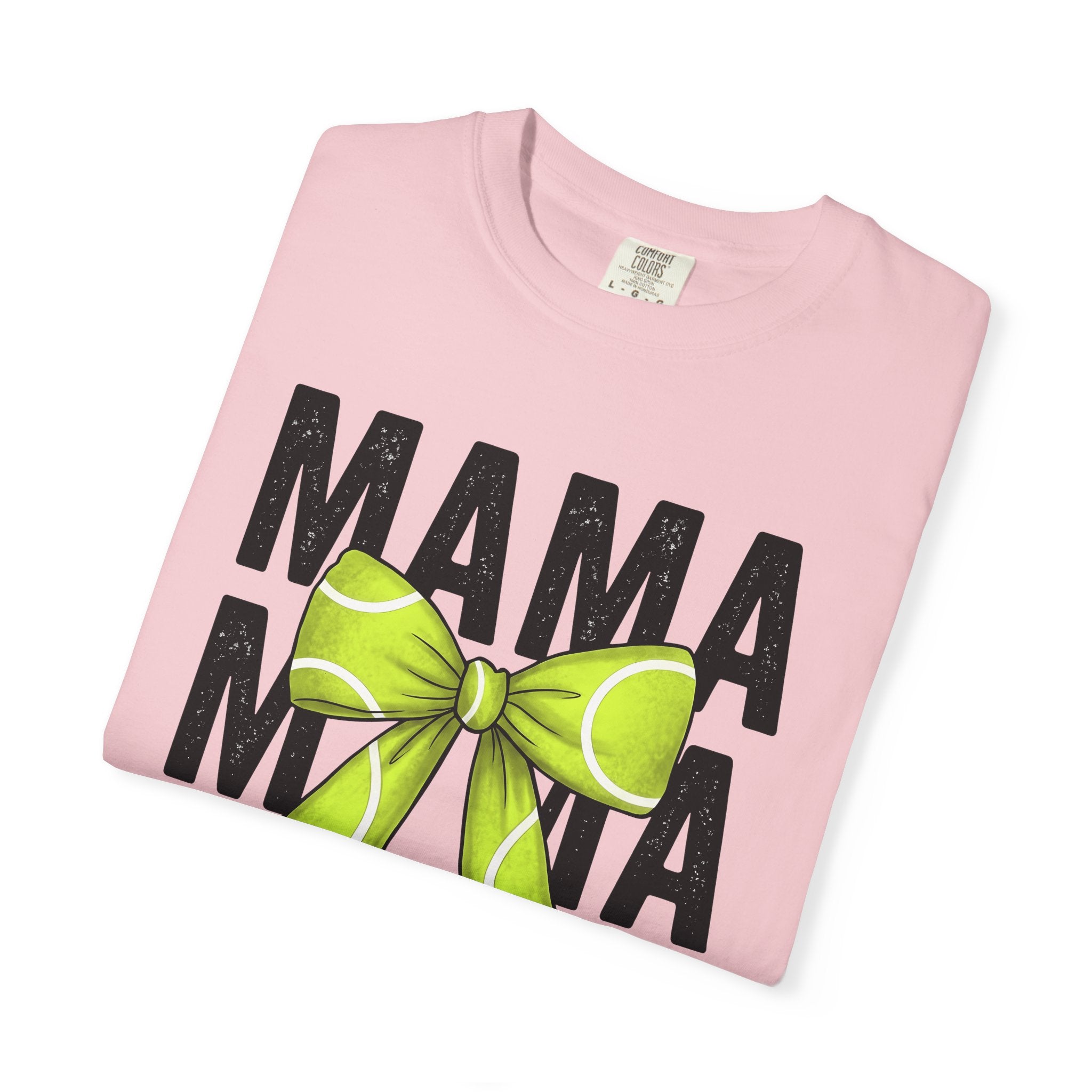Green Knot Shirt Mom Fitness Gift Women Sketch Tee Bow T-Shirt Mother Enthusiast Drawing Graphic Workout Line Art Tennis Court Tshirt