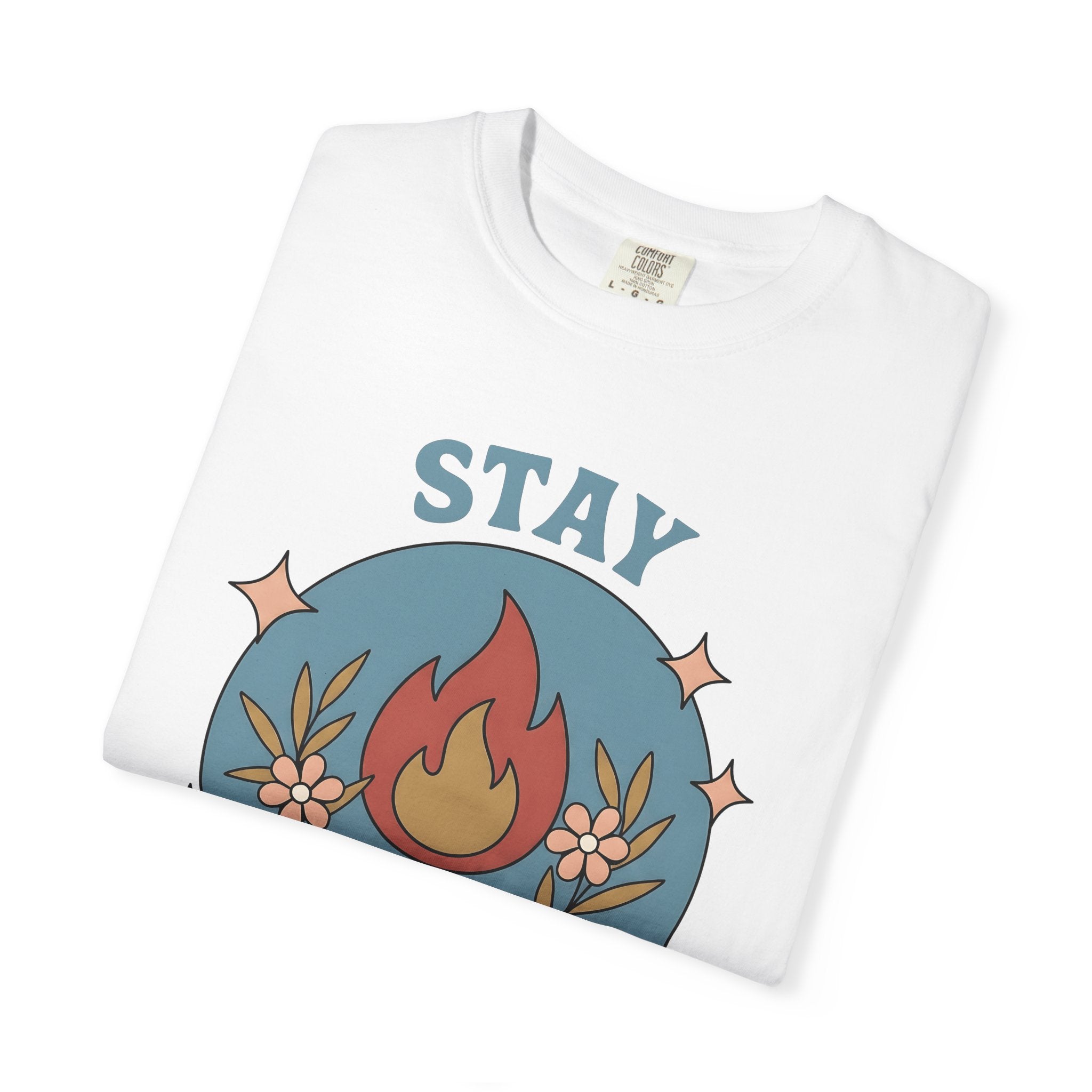 Campfire Blooms Shirt Cottagecore Travel Gift Women Rustic Tee Wildflowers T-Shirt Homesteader Fan Country Tshirt Adventure Graphic Vintage