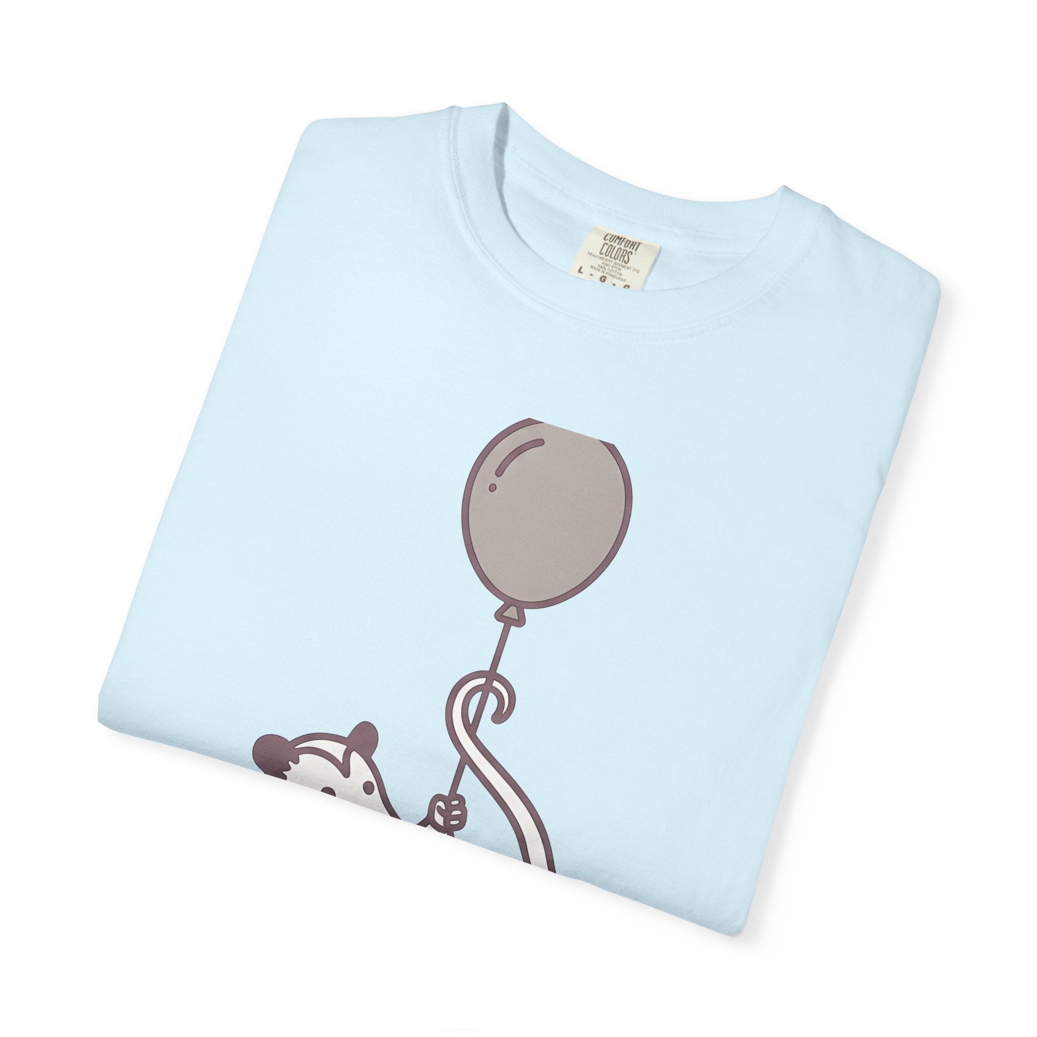 Possum Balloon Shirt Funny Animal Gift Women Cute Tee Opossum T-Shirt Humor Fan Cartoon Graphic Tshirt Minimalist Coffee Cup Tshirt