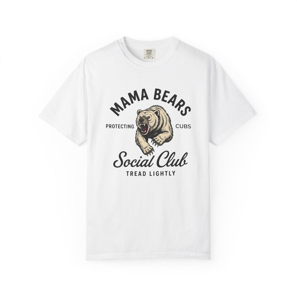 Bear Art Shirt Moms Kin Gift Women Old School Tee Bear T-Shirt Motherhood Fan Retro Tshirt Family Graphic Cartoon Yelling Mouth Tshirt