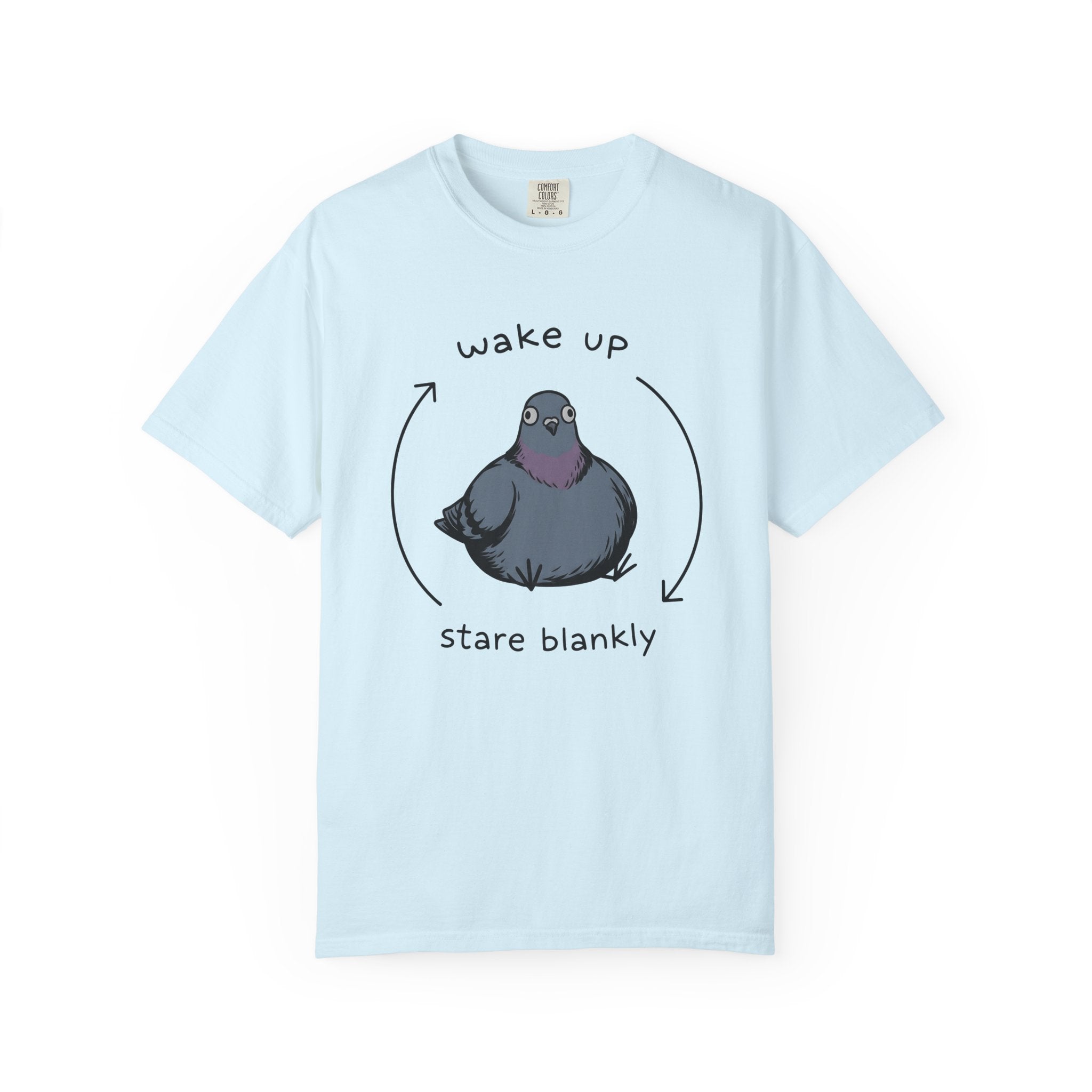 Bird Drawing Shirt Funny Creature Gift Women Animated Tee Bird T-Shirt Comedy Fan Cartoon Tshirt Beast Graphic Scribble Pointers Tshirt