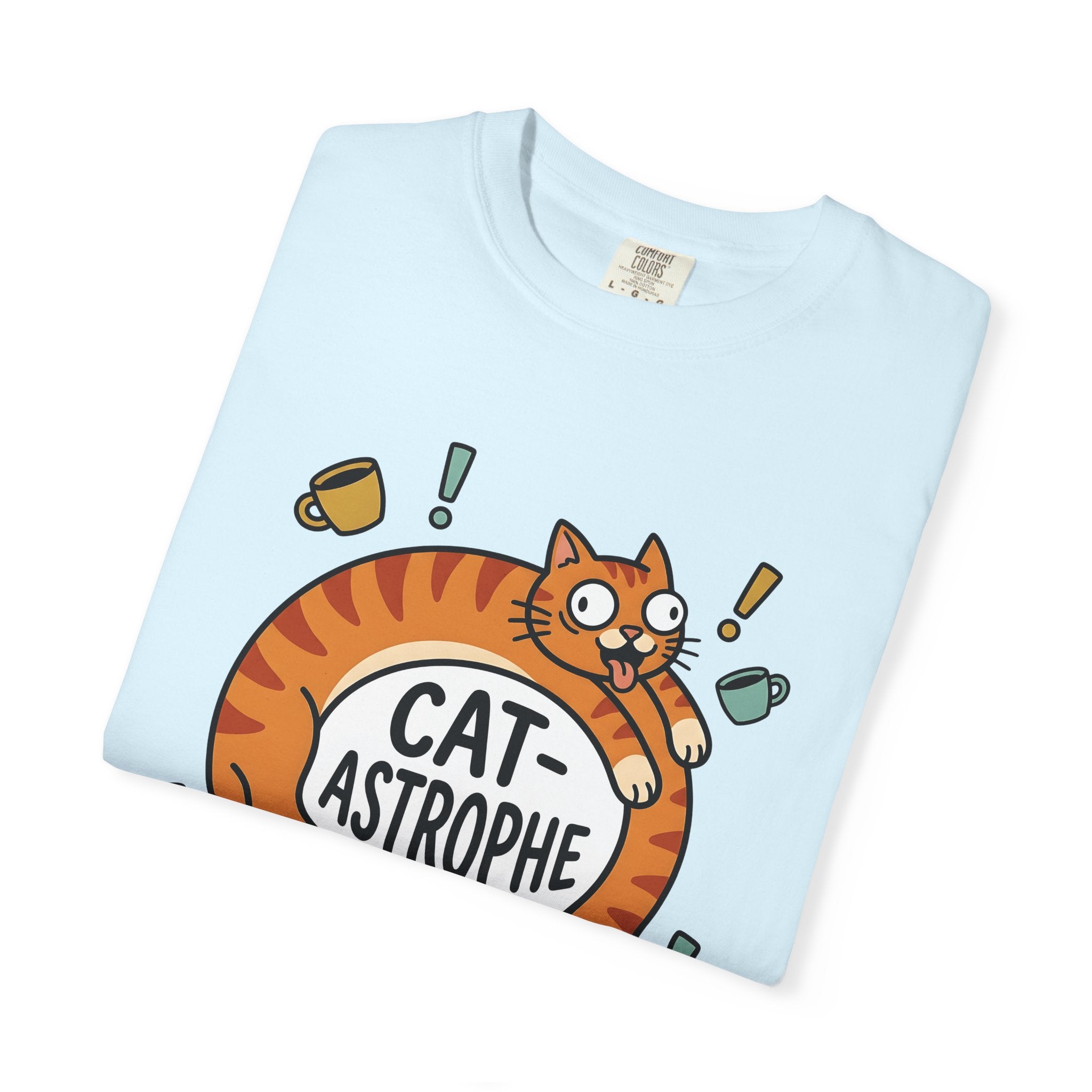 Ginger Cat Shirt Funny Wildlife Gift Women Comic Tee Orange Cat T-Shirt Humor Fan Cartoon Tshirt Animal Graphic Sketch Mug Tshirt