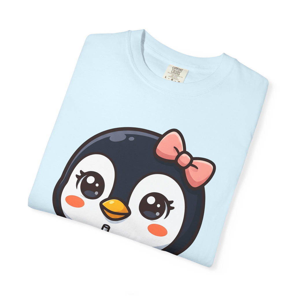 Penguin Mocha Shirt Coffee Critter Gift Women Sweet Tee Mocha T-Shirt Coffee Fan Cute Tshirt Creature Graphic Illustrated Knot Tshirt