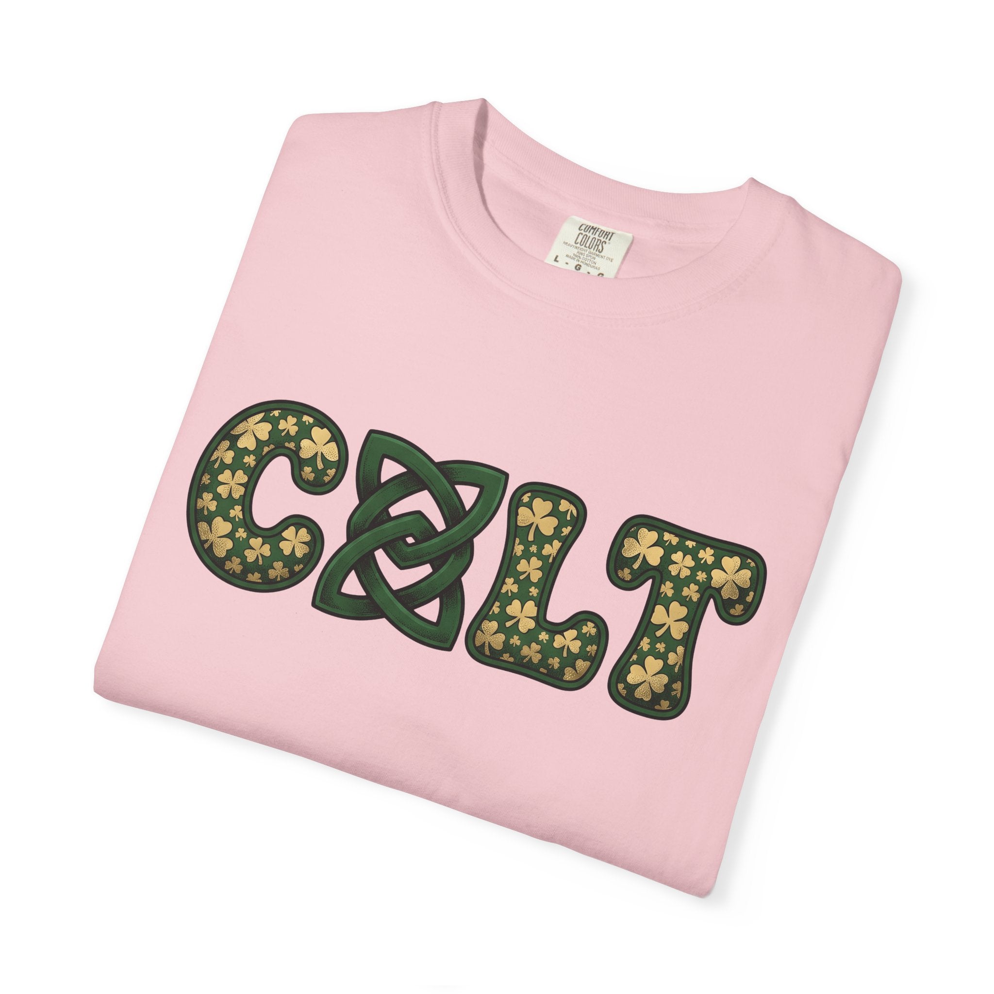 Shamrock Pattern Shirt St Patrick's Day Irish Gift Women Celtic Tee Shamrock T-Shirt St Patricks Fan Celtic Art Tshirt Irish Graphic Retro