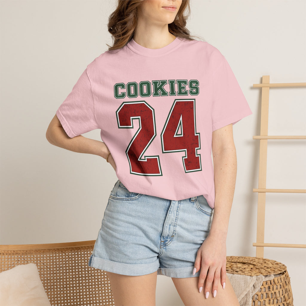 Varsity Numbers Shirt Christmas Baking Gift Women Vintage Tee Number T-Shirt Xmas Fan Cookie Graphic Retro Bold Text Tshirt