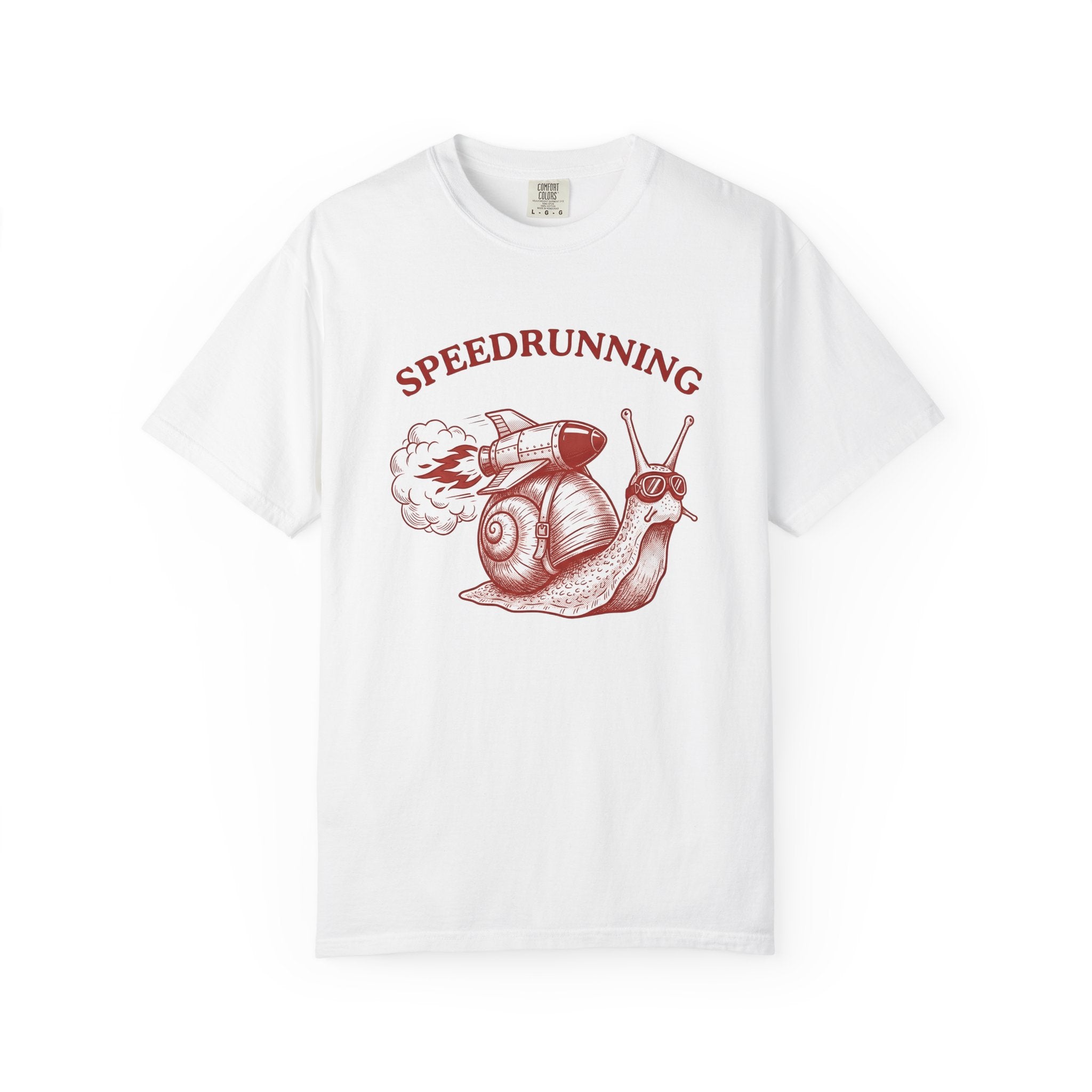 Speedy Snail Shirt Cute Nature Gift Women Classic Tee Snail T-Shirt Adorable Fan Retro Tshirt Wildlife Graphic Cartoon Vintage Goggles