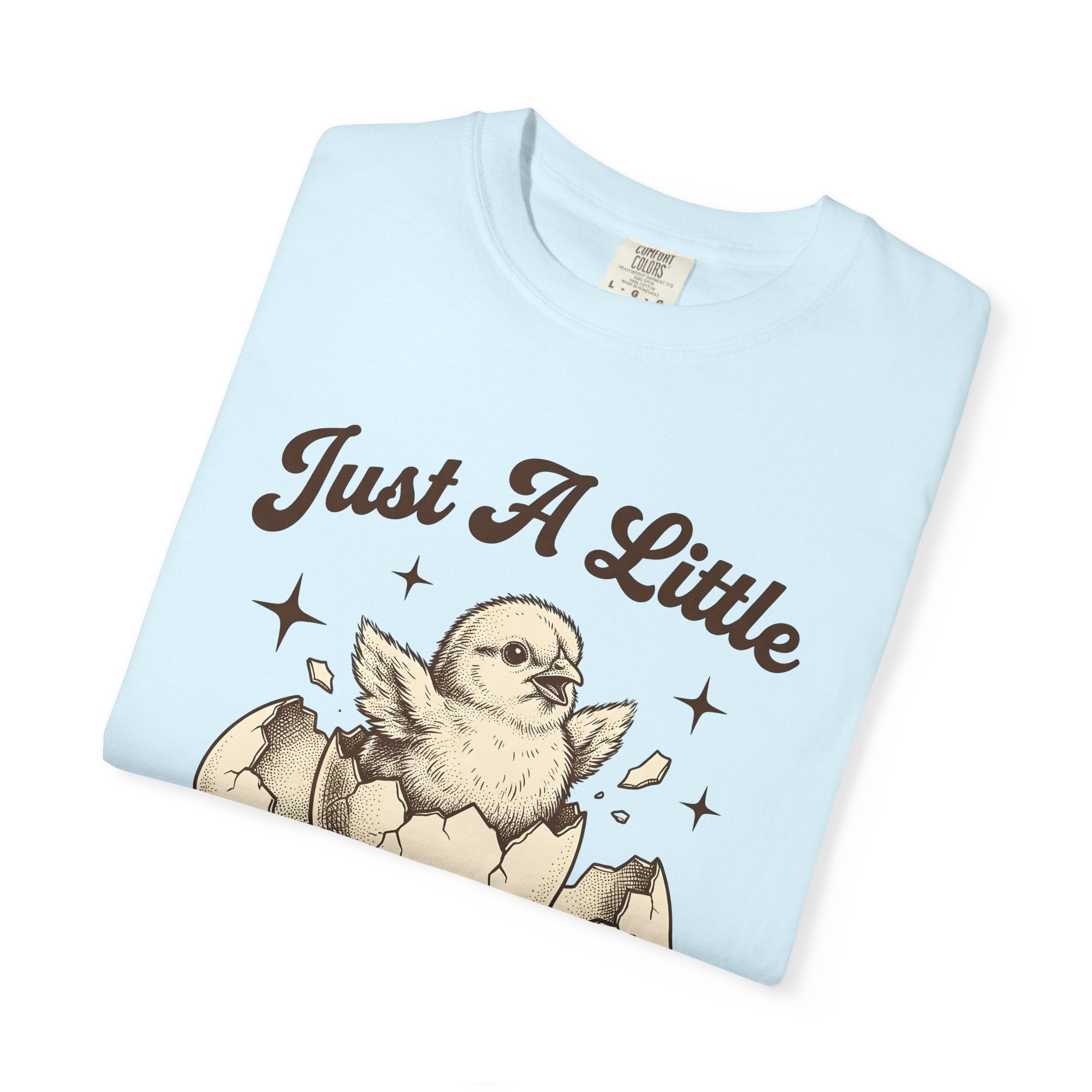 Newborn Chick Shirt Easter Pet Gift Women Retro Tee Chick T-Shirt Easter Fan Baby Chick Tshirt Animal Graphic Sketch Cracked Egg Tshirt