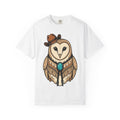 Owl Hat Western Shirt Cowgirl Cowboy Gift Women Line Art Tee Western Hat T-Shirt Rodeo Fan Minimalist Tshirt Cowboy Graphic Classic