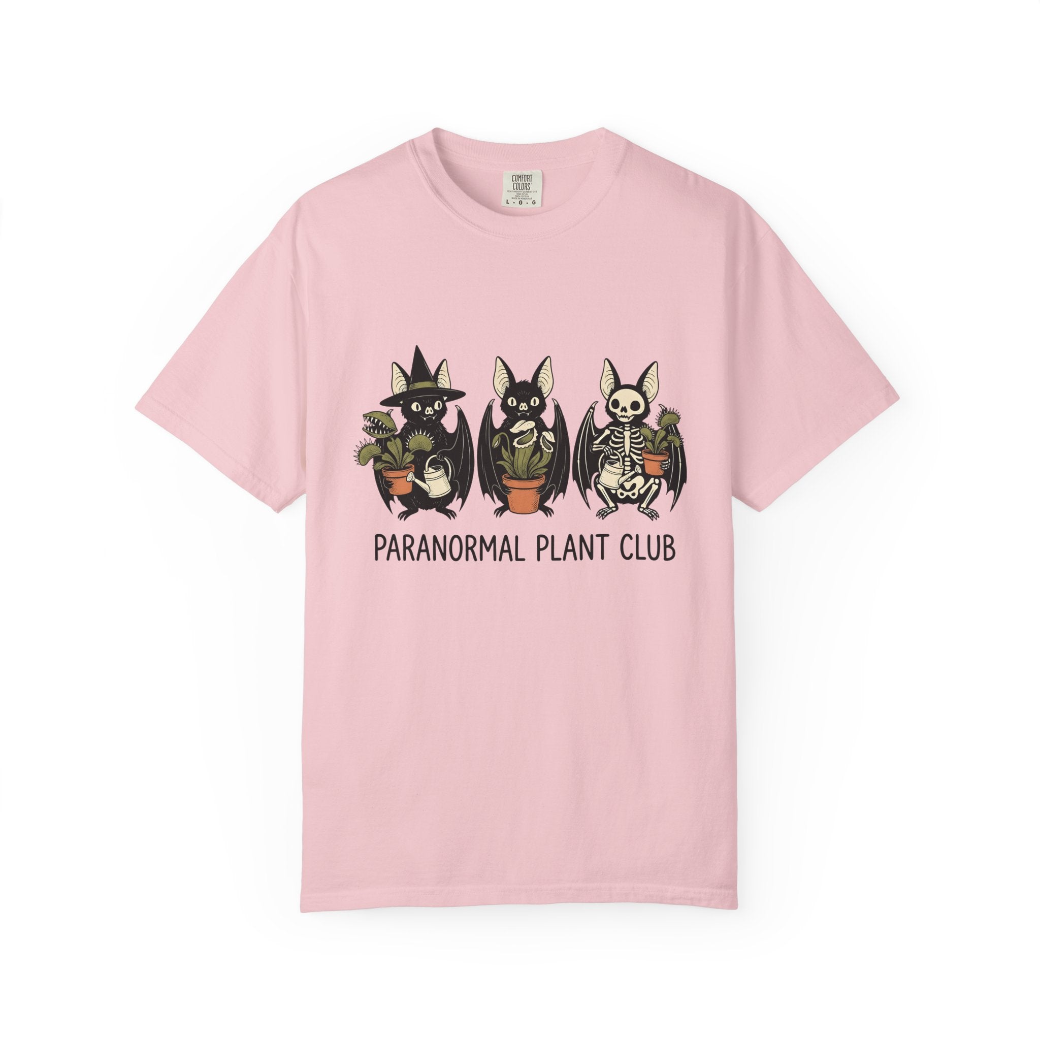 Bat Plant Shirt Halloween Gothic Gift Women Cartoon Tee Black Bat T-Shirt Horror Fan Dark Art Tshirt Gothic Graphic Vintage Skeleton Tshirt