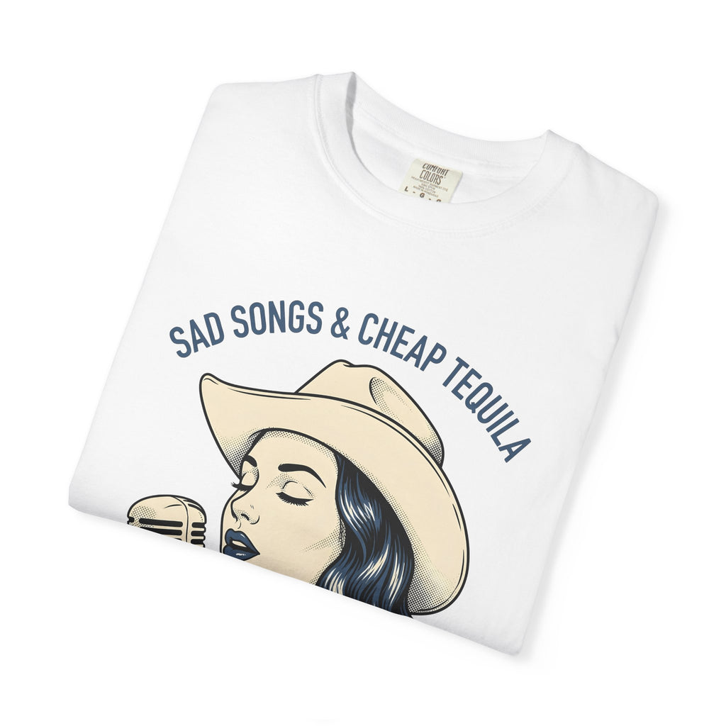 Cowgirl Singer Shirt Cowgirl Western Gift Women Vintage Tee Singer T-Shirt Cowgirl Fan Rodeo Tshirt Western Graphic Retro Microphone Tshirt