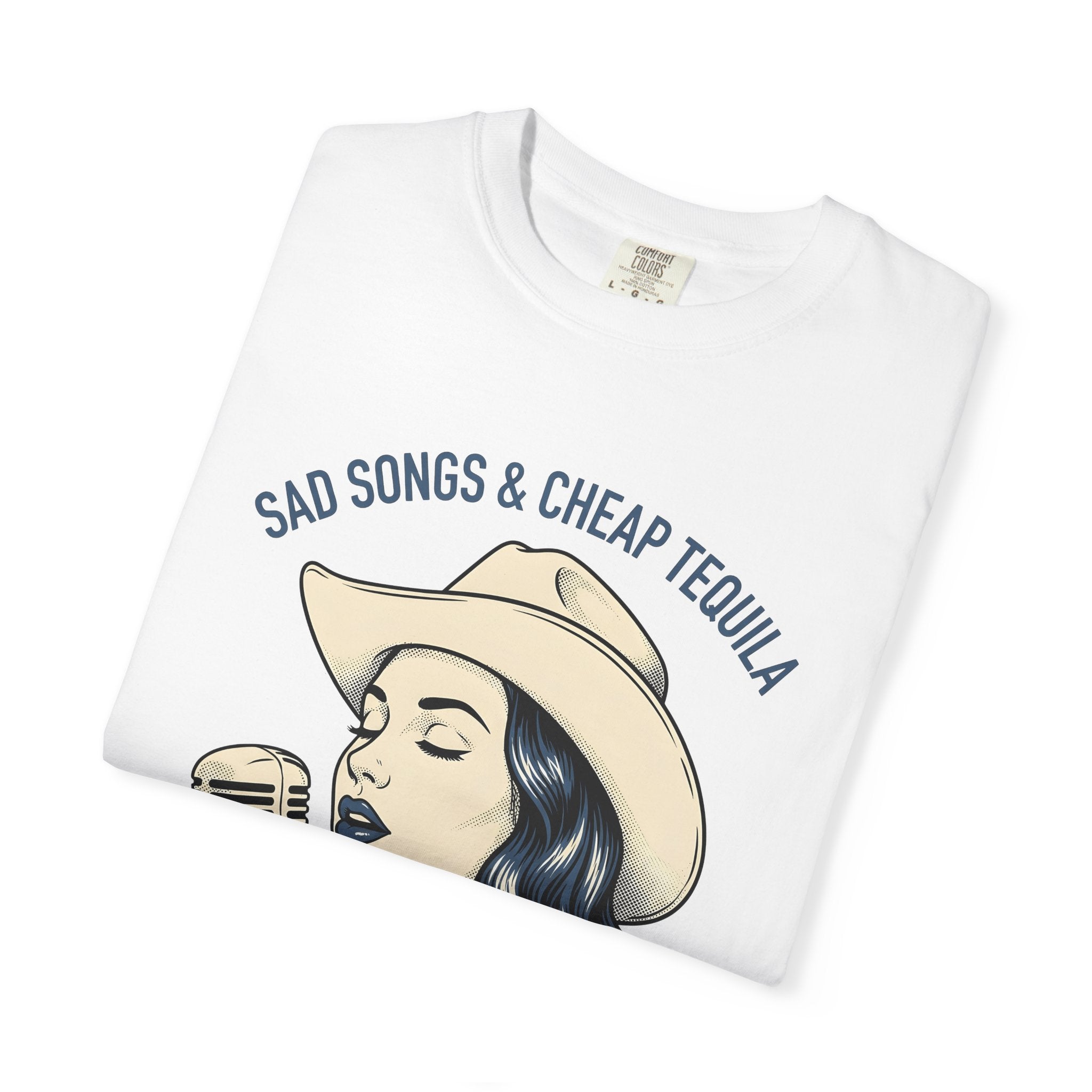 Cowgirl Singer Shirt Cowgirl Western Gift Women Vintage Tee Singer T-Shirt Cowgirl Fan Rodeo Tshirt Western Graphic Retro Microphone Tshirt