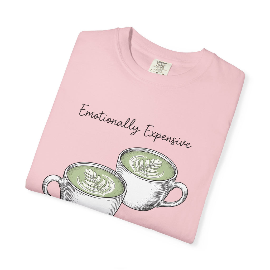 Matcha Latte Cups Shirt Coffee Foodie Gift Women Hand Drawn Tee Green Tea Cup T-Shirt Coffee Fan Illustrated Tshirt Food Graphic Vintage