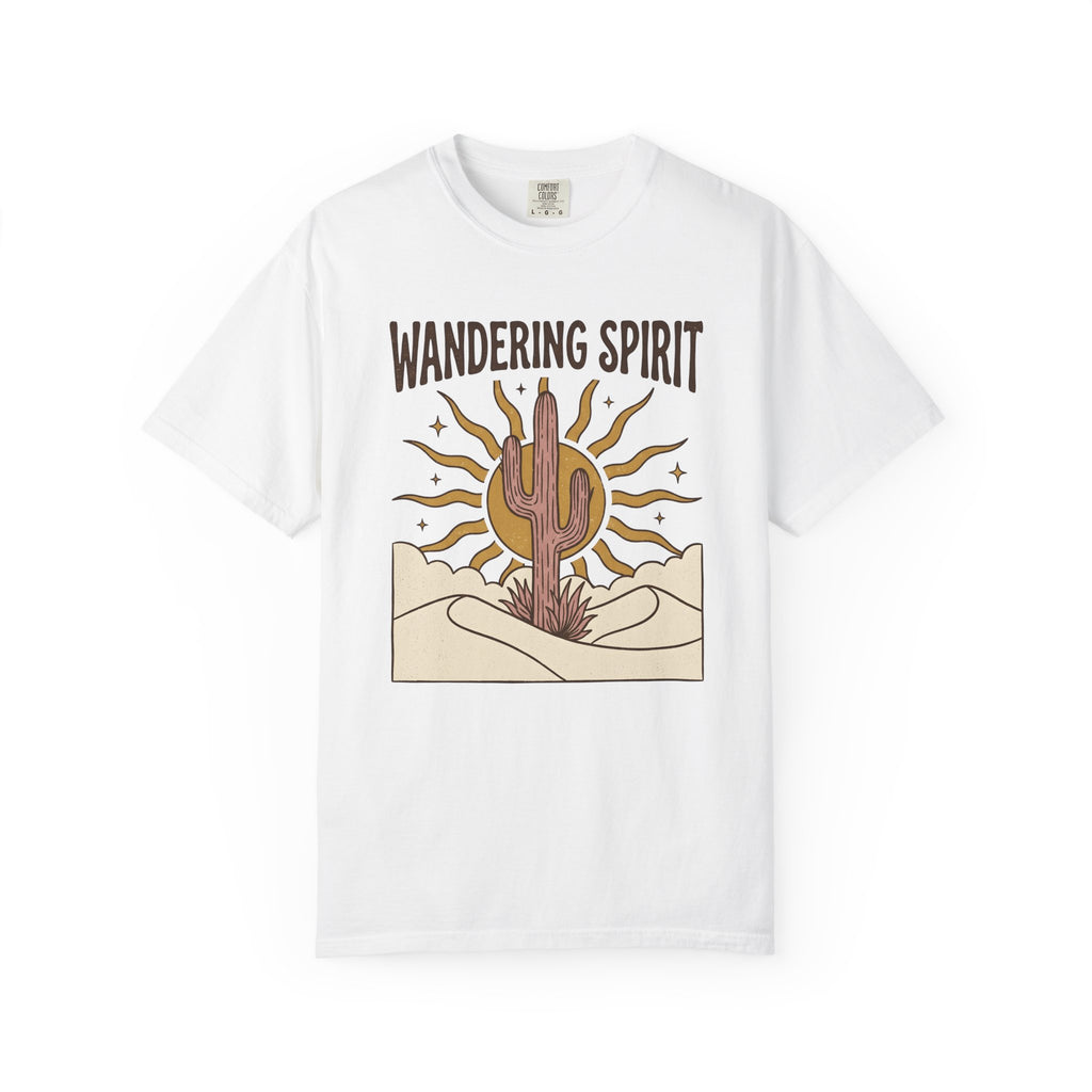 Prickly Sun Shirt Boho Environment Gift Women Ethnic Tee Cactus T-Shirt Bohemian Fan Tribal Tshirt Eco Graphic Classic Dry Terrain Tshirt