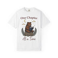 Bear Reading Shirt Book Creatures Gift Women Playful Tee Teddy T-Shirt Bibliophile Fan Cute Tshirt Animal Graphic Classic Moonlight Tshirt