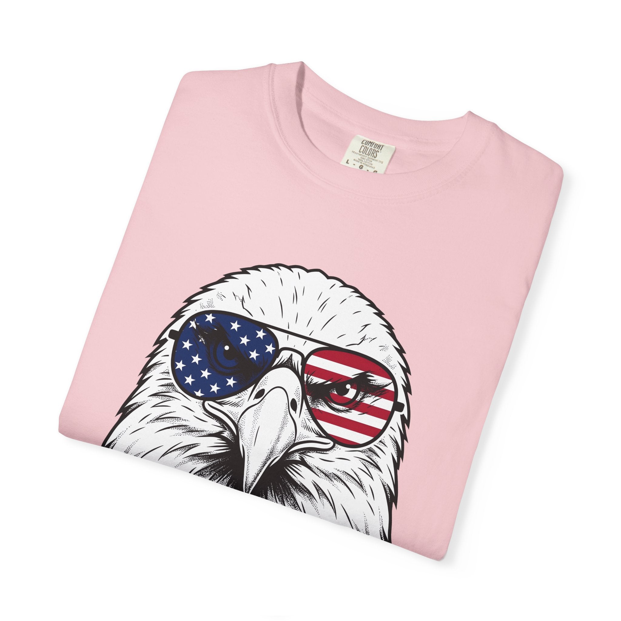 Bald Eagle Shirt America Flag Gift Women Illustration Tee Eagle T-Shirt American Fan Patriotic Tshirt Banner Graphic Classic Sun Glasses
