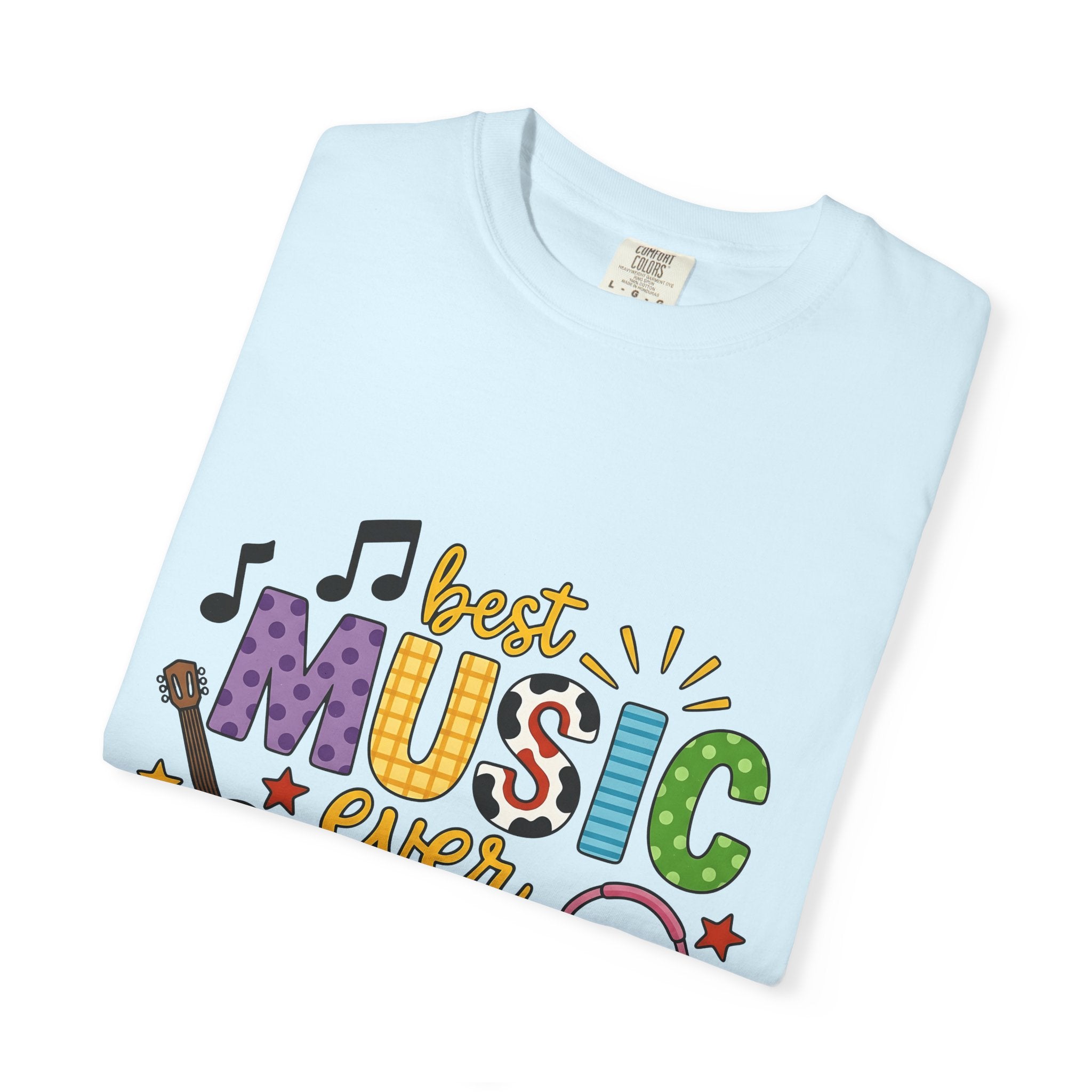 Musical Instruments Shirt Music Teacher Artist Gift Women Comic Tee Guitar T-Shirt Music Educator Enthusiast Cartoon Tshirt Artist Graphic