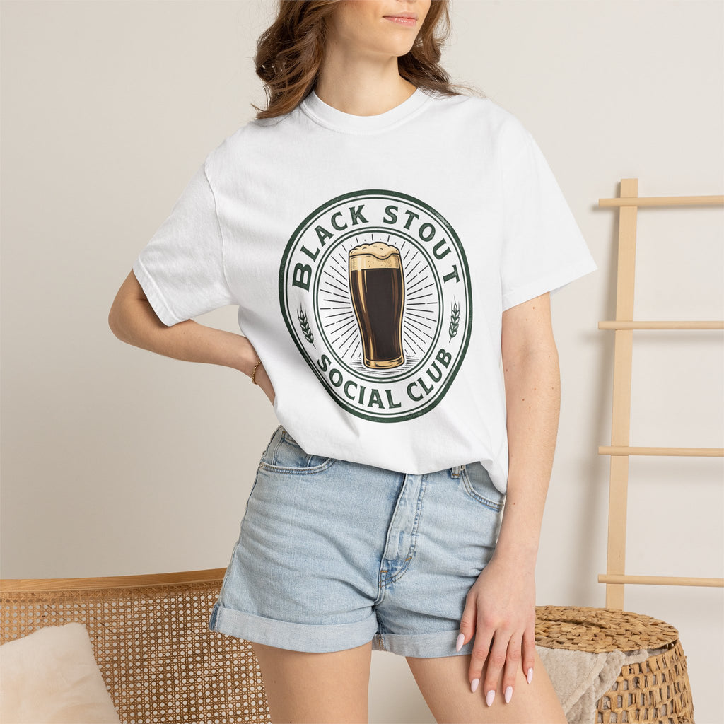 Dark Beer Cup Shirt St Patrick's Day Ale Gift Women Heritage Tee Mug T-Shirt Irish Fan Pint Glass Tshirt Beer Graphic Timeless Cereal Tshirt