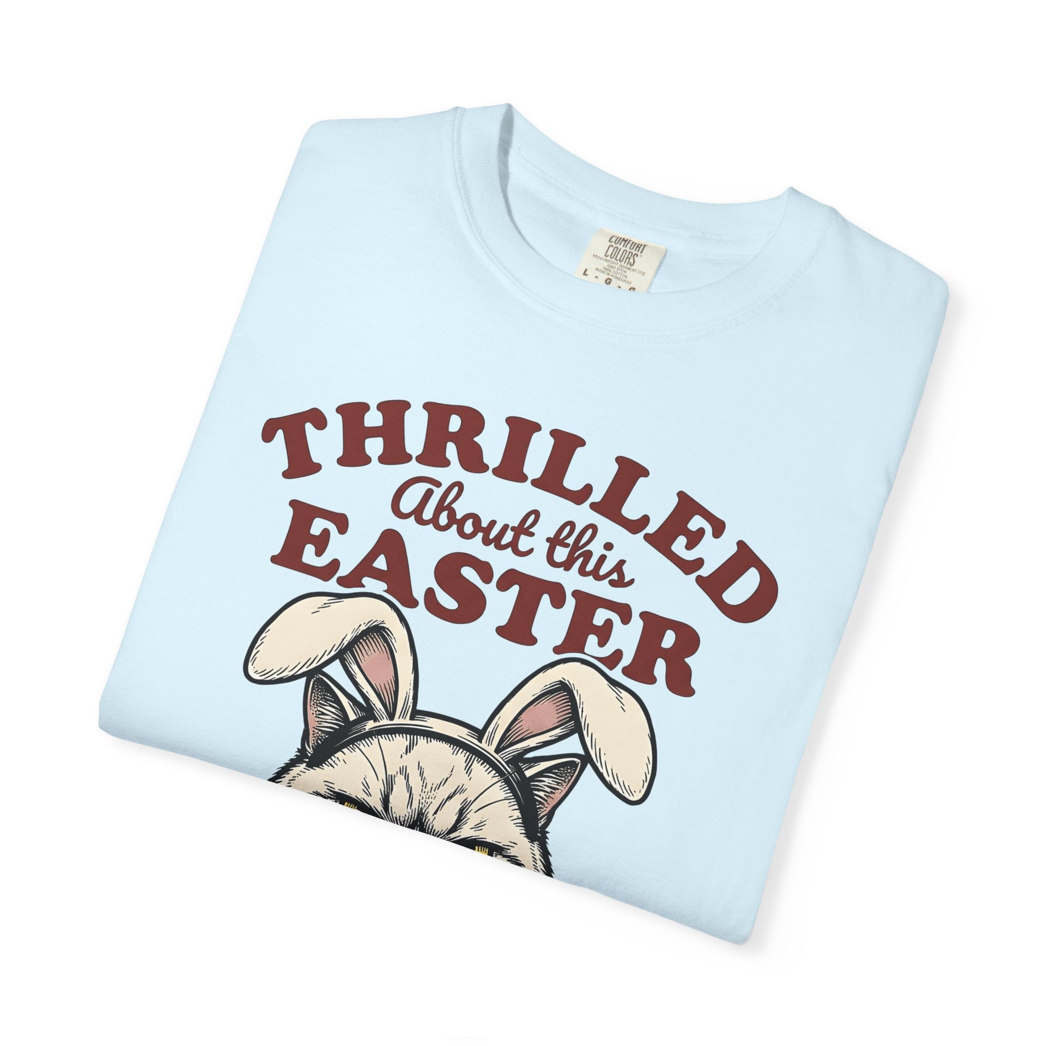 Grumpy Cat Bunny Ears Shirt Easter Humor Gift Women Vintage Tee Grumpy Cat T-Shirt Easter Fan Retro Tshirt Funny Graphic Hand Drawn