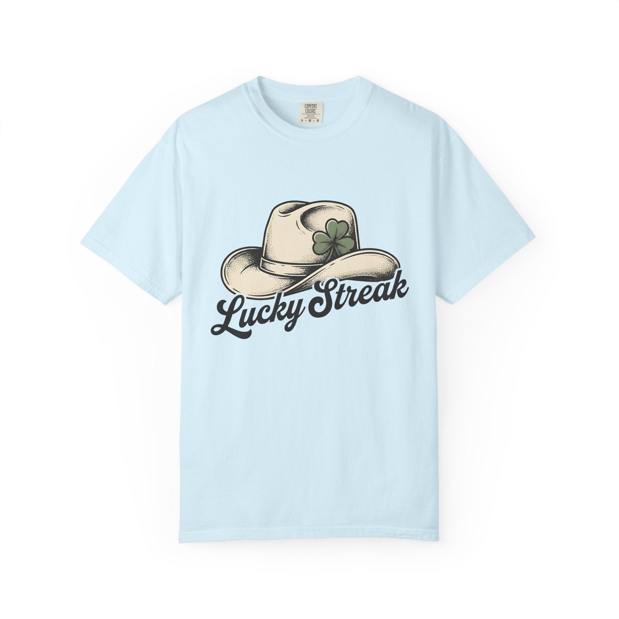 Cowboy Hat Shirt St Patrick's Day Country Gift Women Old School Tee Stetson T-Shirt Irish Fan Retro Tshirt Rural Graphic Line Art Shamrock