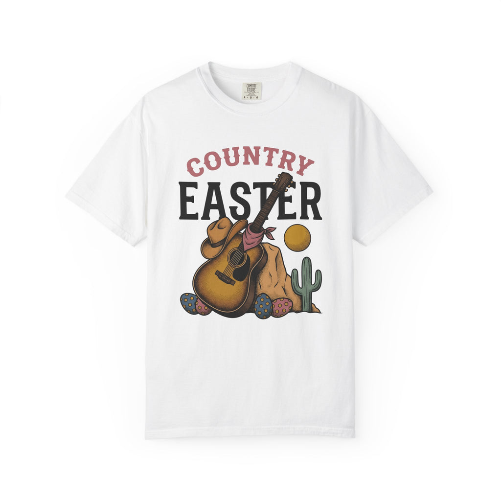 Acoustic Guitar Desert Shirt Easter Folk Gift Women Retro Tee Guitar T-Shirt Easter Fan Vintage Tee Folk Illustration Vintage Cowboy Cap