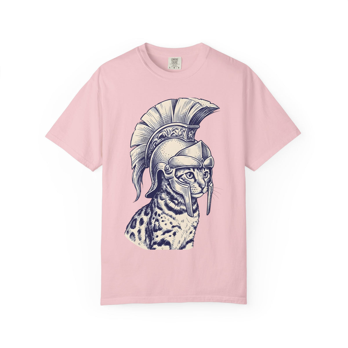 Warrior Cat Shirt Cat Animal Unisex Gift Hand Drawn Tee Feral Cat T-Shirt Cat