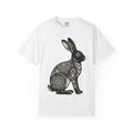 Mandala Rabbit Shirt Easter Pets Gift Women Ethnic Tee Bunny T-Shirt Easter Fan Hare Tshirt Animal Graphic Design Graphic Floral Print