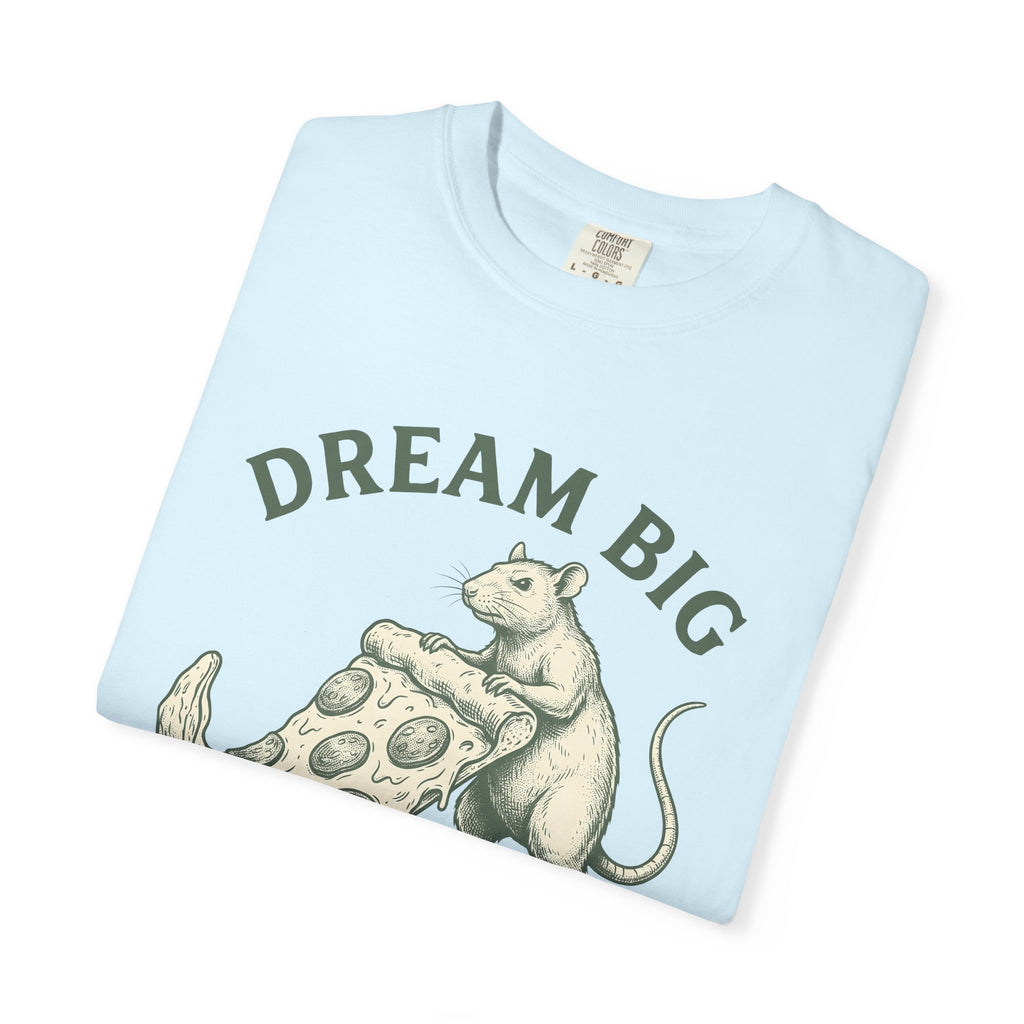 Rat Pizza Shirt Funny Animal Gift Women Vintage Tee Pizza T-Shirt Humor Fan Retro Tshirt Creature Graphic Hand Drawn Food Tshirt