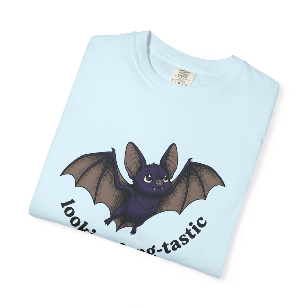 Cute Bat Shirt Funny Animal Gift Women Cartoon Tee Bat T-Shirt Humor Fan Comic Tshirt Creature Graphic Hand Drawn Wings Tshirt