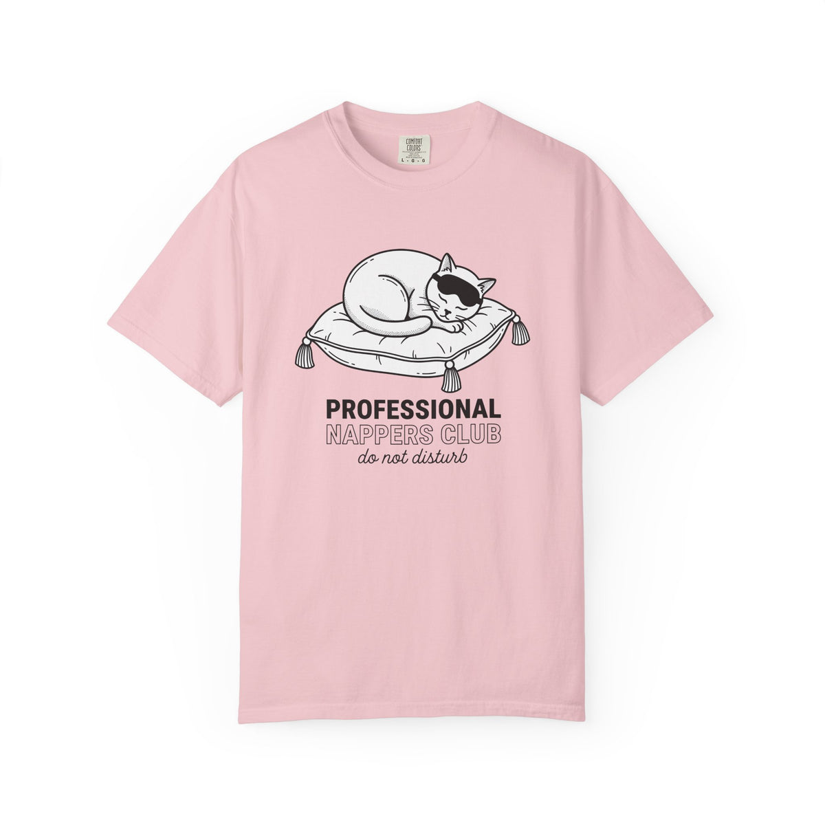 Napping Cat Shirt Cat Joke Unisex Gift Sketch Tee Kitten T-Shirt Cat Fan Feline
