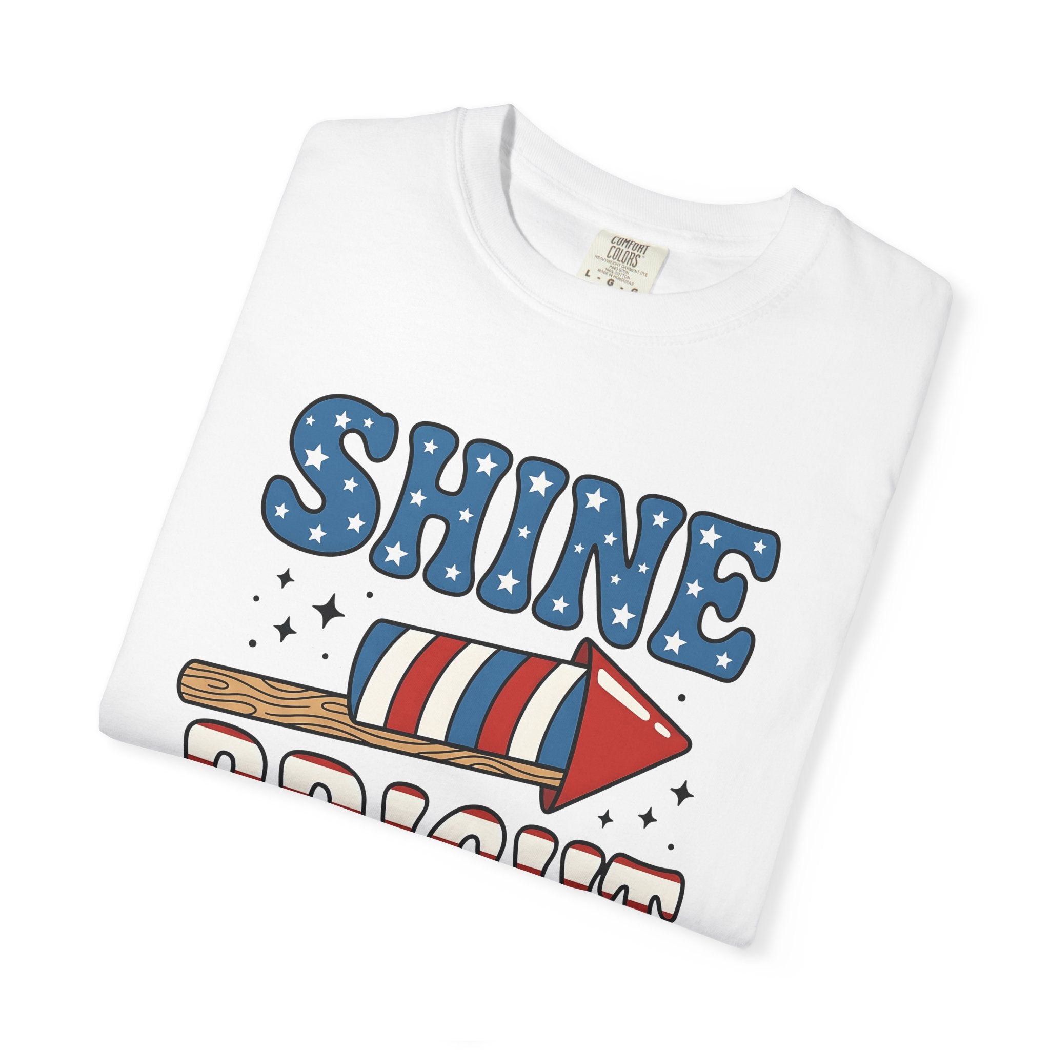 American Firework Shirt 4th Of July Party Gift Women Graphic Tee Fireworks T-Shirt Independence Day Enthusiast Firework Graphic Tshirt