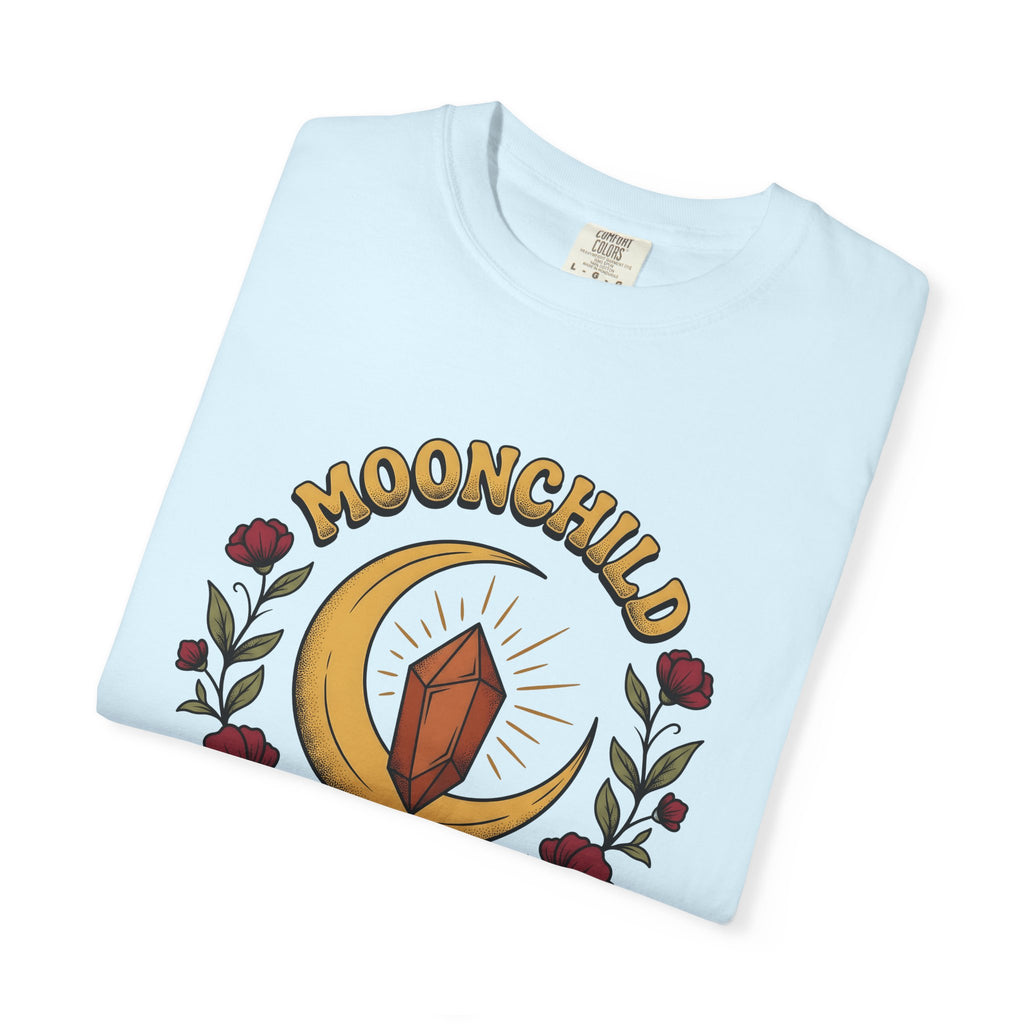 Moon Phase Crystal Shirt Moon Child Holistic Gift Women Tribal Tee Lunar Crystal T-Shirt Moonbabe Enthusiast Ethnic Tshirt Spiritual Graphic