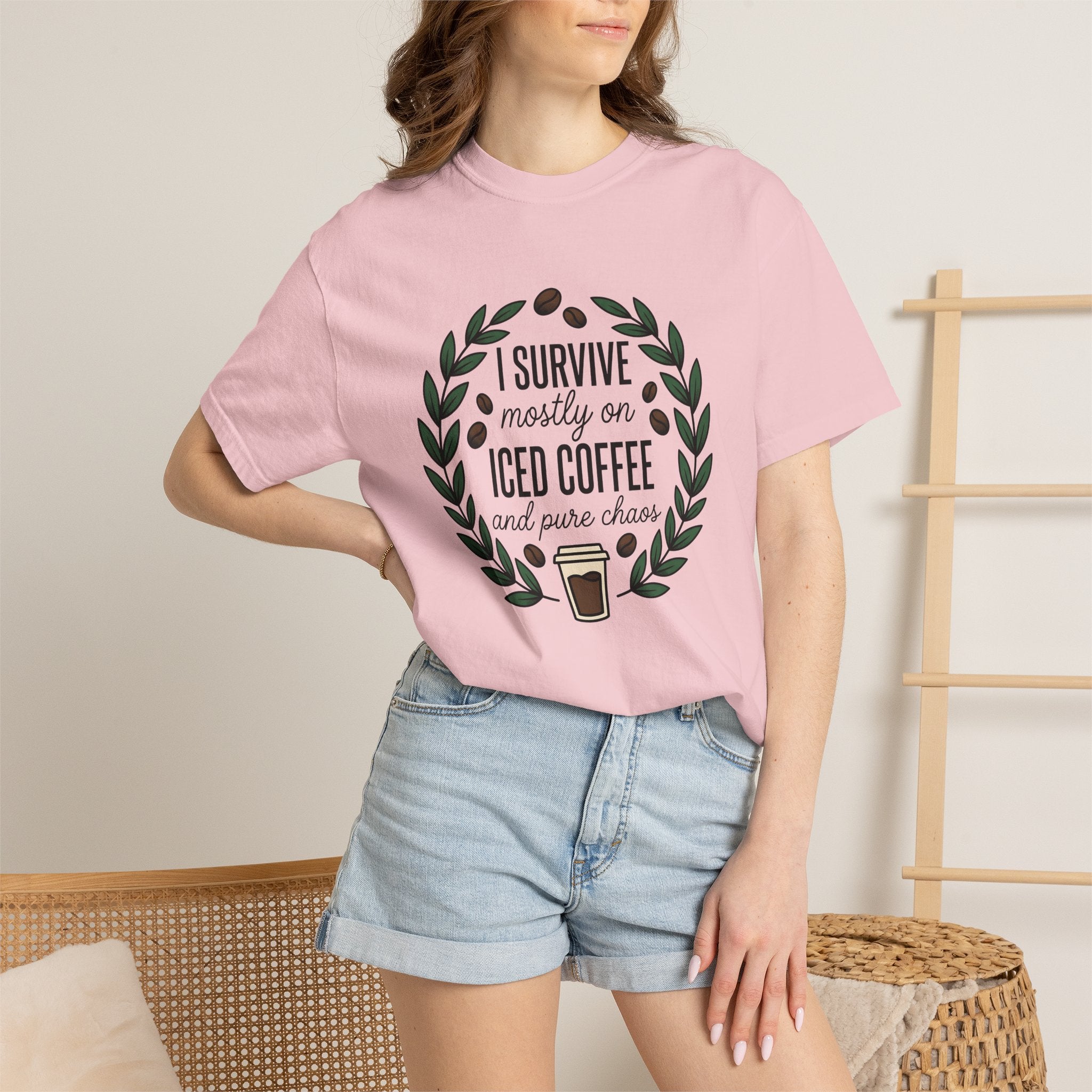 Chilled Coffee Cup Shirt Nurses Mocha Gift Women Vintage Tee Coffee Mug T-Shirt Teacher Enthusiast Retro Tshirt Chocolate Graphic Line Art