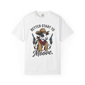 Cowboy Cow Shirt Cow Western Gift Women Vintage Tee Cowboy T-Shirt Cowboy Fan Retro Tshirt Rodeo Graphic Hand Drawn Pistols Tshirt