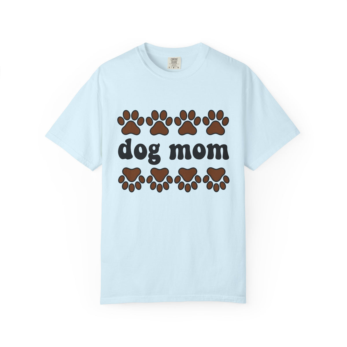Paw Print Simple T-Shirt – Dog Mom Pet Lover Design, Women Graphic Tee