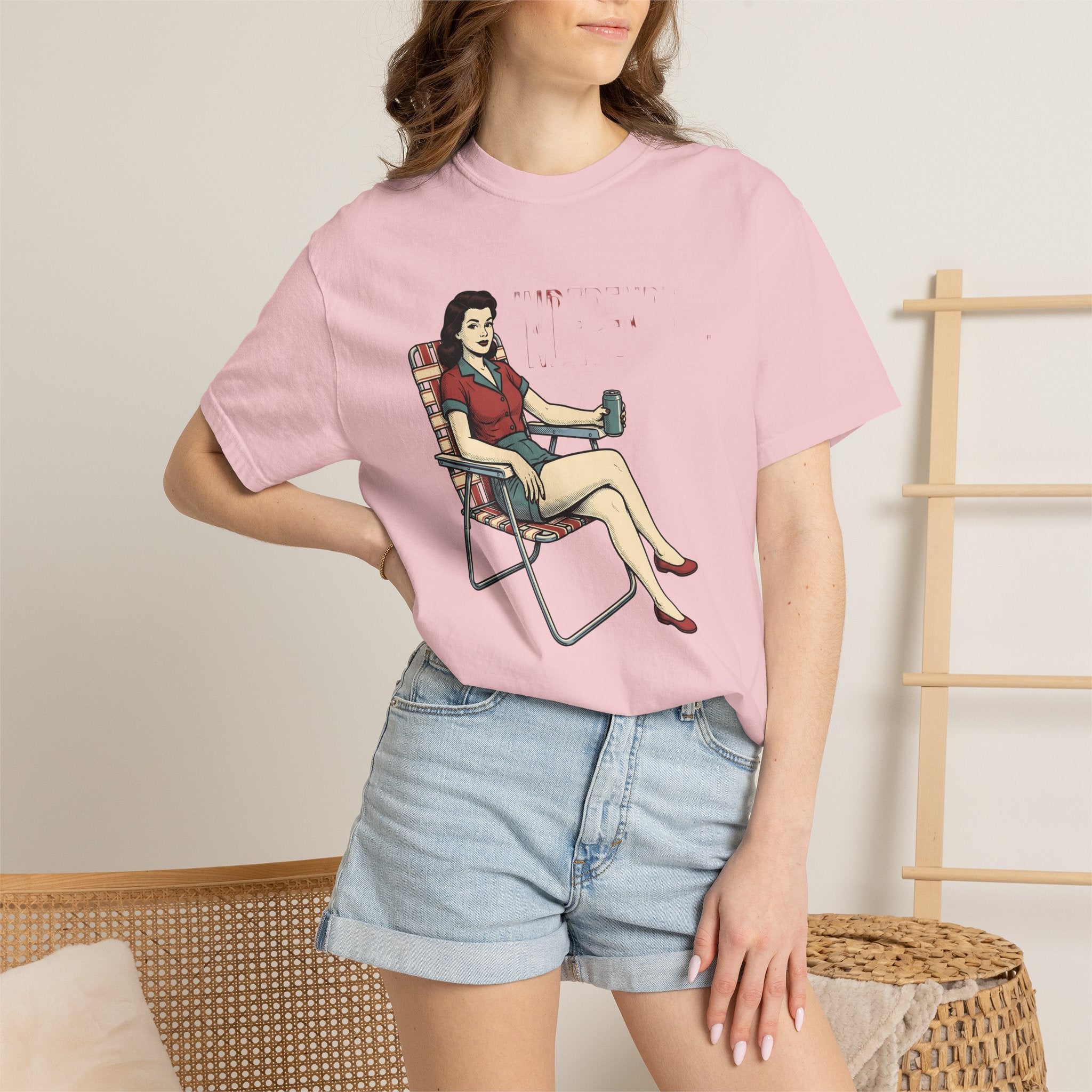 Pinup Woman Shirt 4th Of July Freedom Gift Women Throwback Tee Pinup Girl T-Shirt Independence Fan Retro Tshirt Liberty Graphic Illustrative