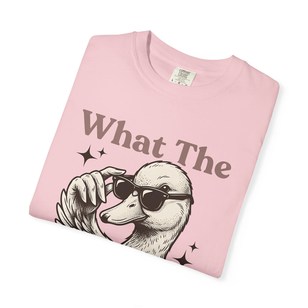 Duck Sunglasses Shirt Funny Critter Gift Women Line Art Tee Duck T-Shirt Humor Fan Minimalist Tshirt Animal Graphic Pop Art Star Symbols