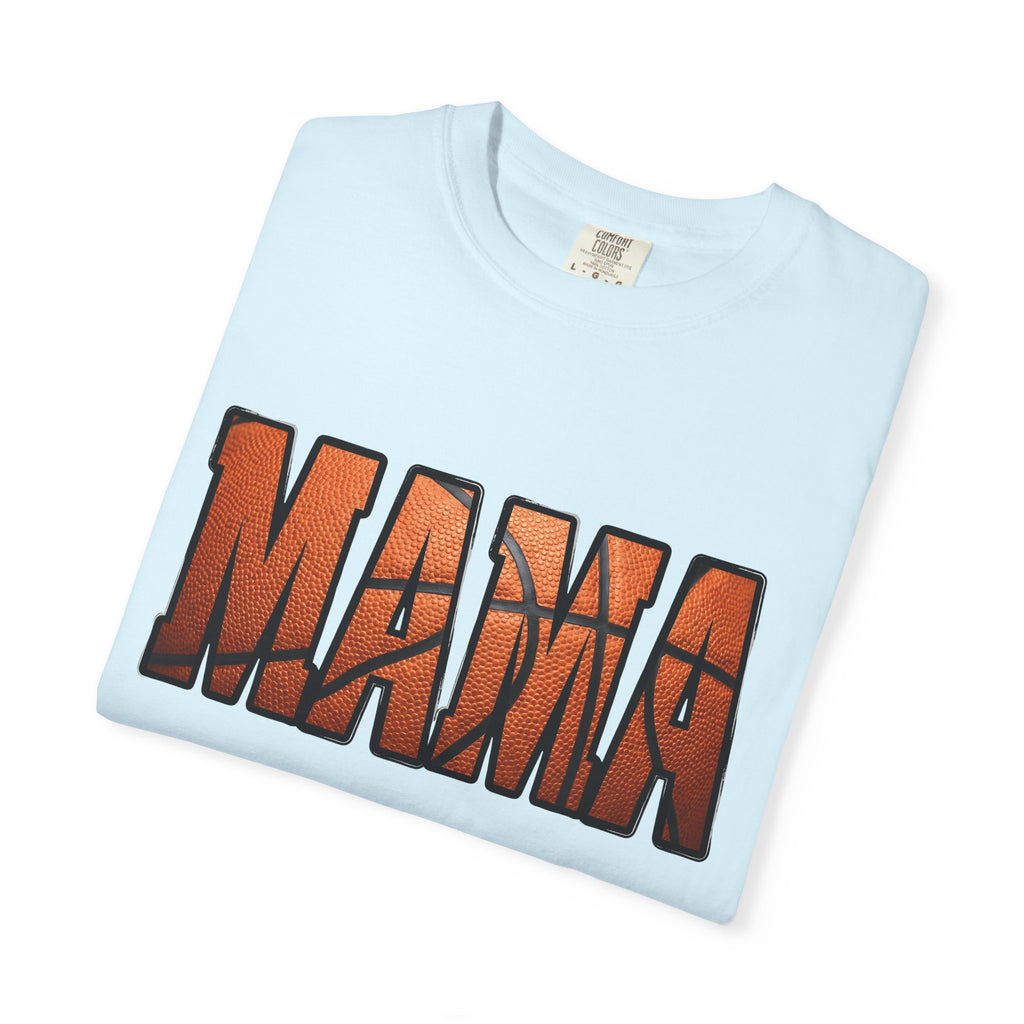 Basketball Texture Letters Shirt Moms Basketball Gift Women Bold Tee Basketball T-Shirt Mom Fan Typography Tshirt Basketball Graphic Vintage