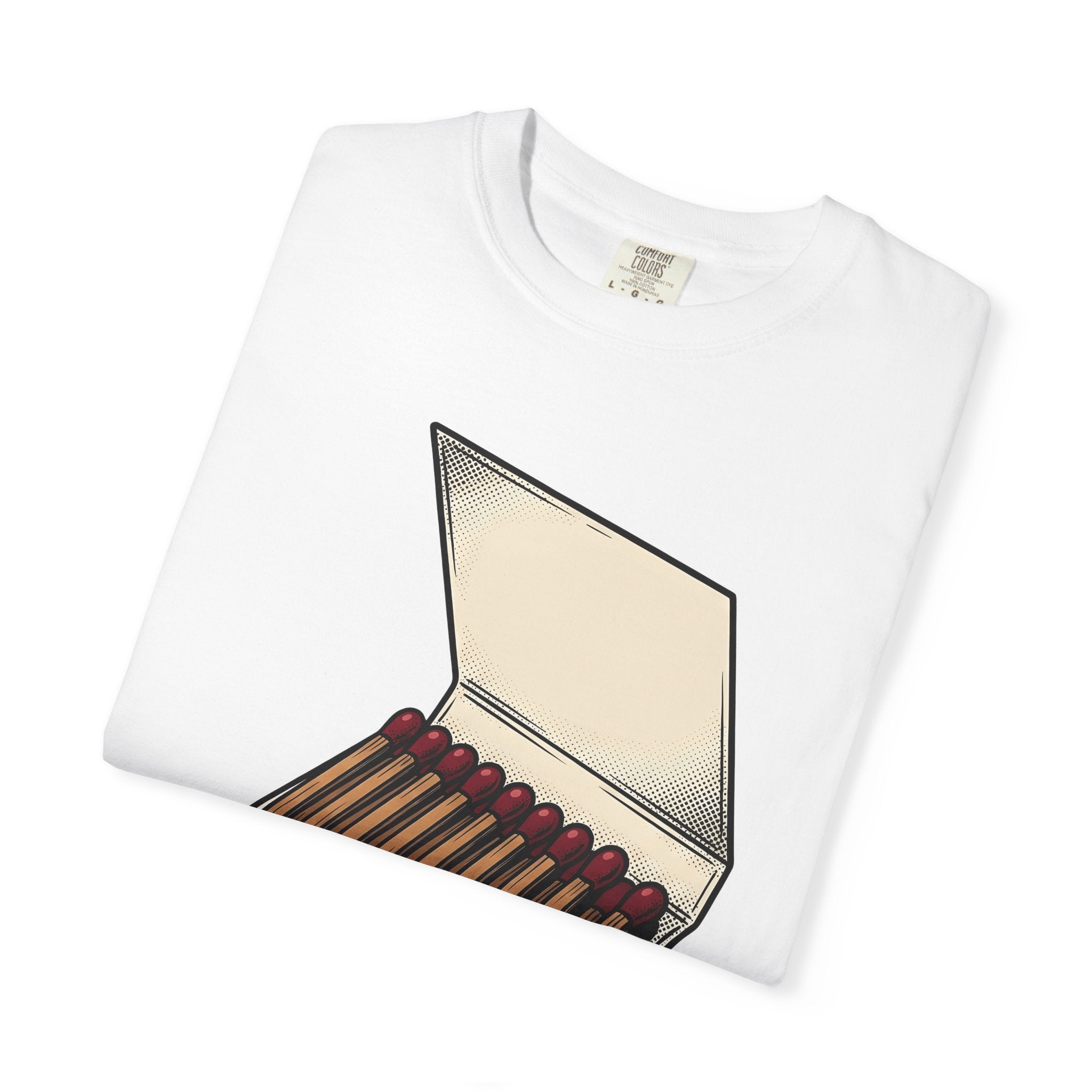 Matchbox Hearts Shirt St. Valentine's Day Romance Gift Women Pop Art Tee Matchboxes T-Shirt Valentine Fan Pop Artistic Tshirt Love Graphic