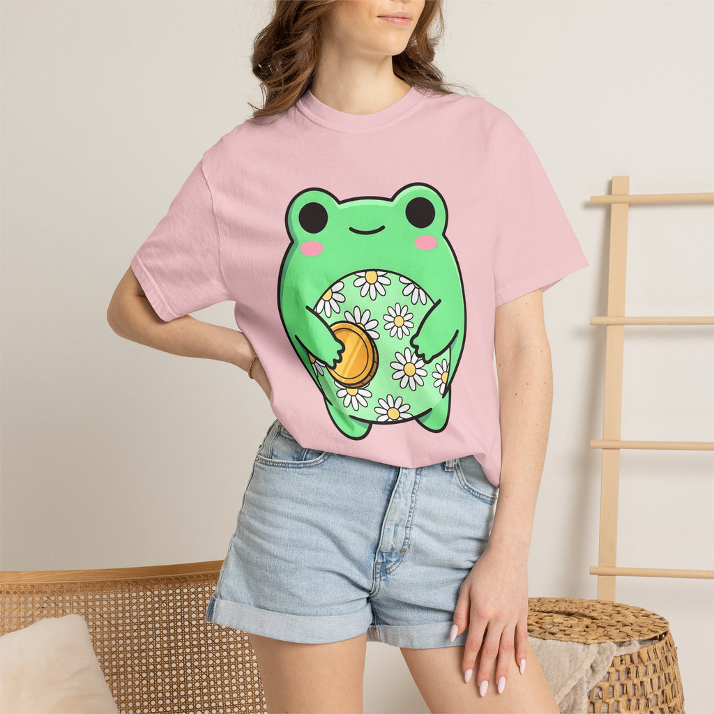 Toad Coin Shirt St Patrick's Day Nature Gift Women Sweet Tee Lucky Charm T-Shirt St Patricks Fan Cute Tshirt Environmental Graphic