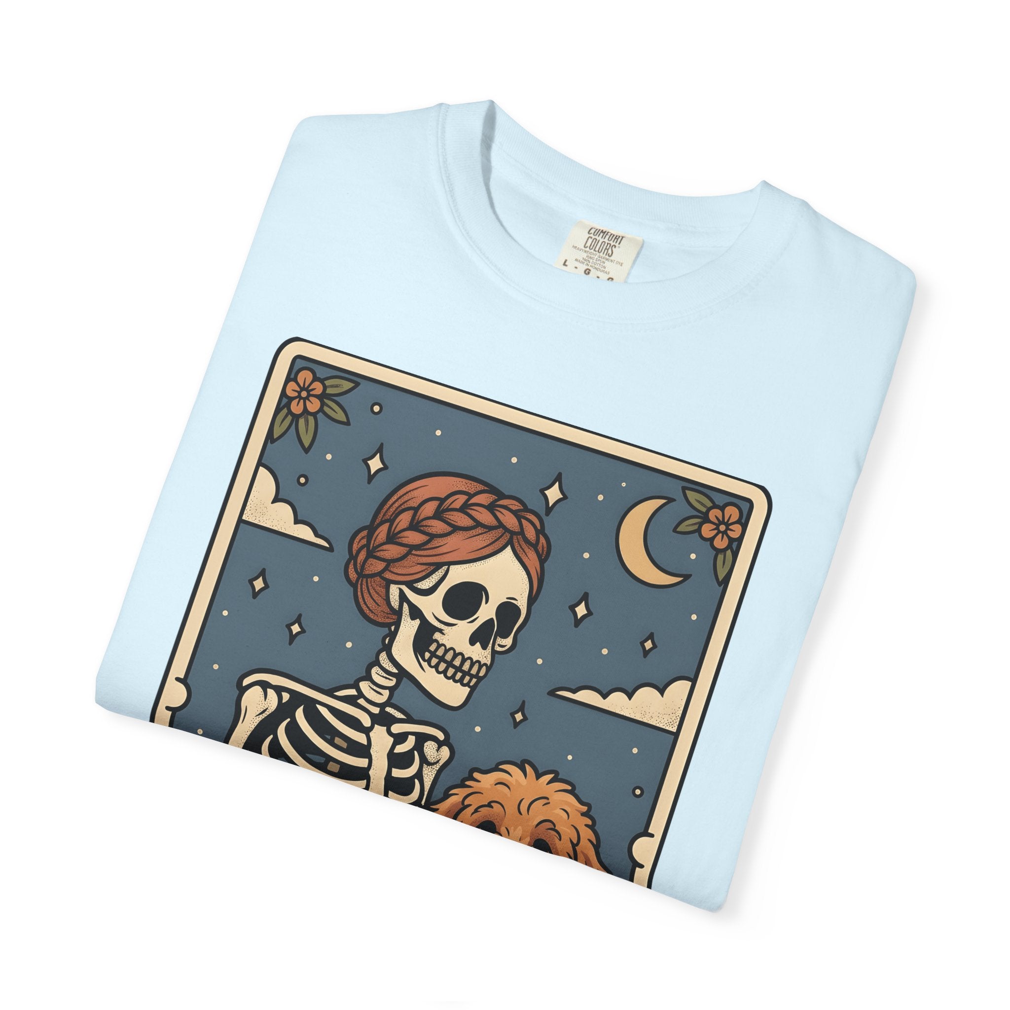 Skeleton Hound Shirt Halloween Pet Care Gift Women Old School Tee Ghost Dog T-Shirt Halloween Fan Retro Tshirt Dog Grooming Graphic