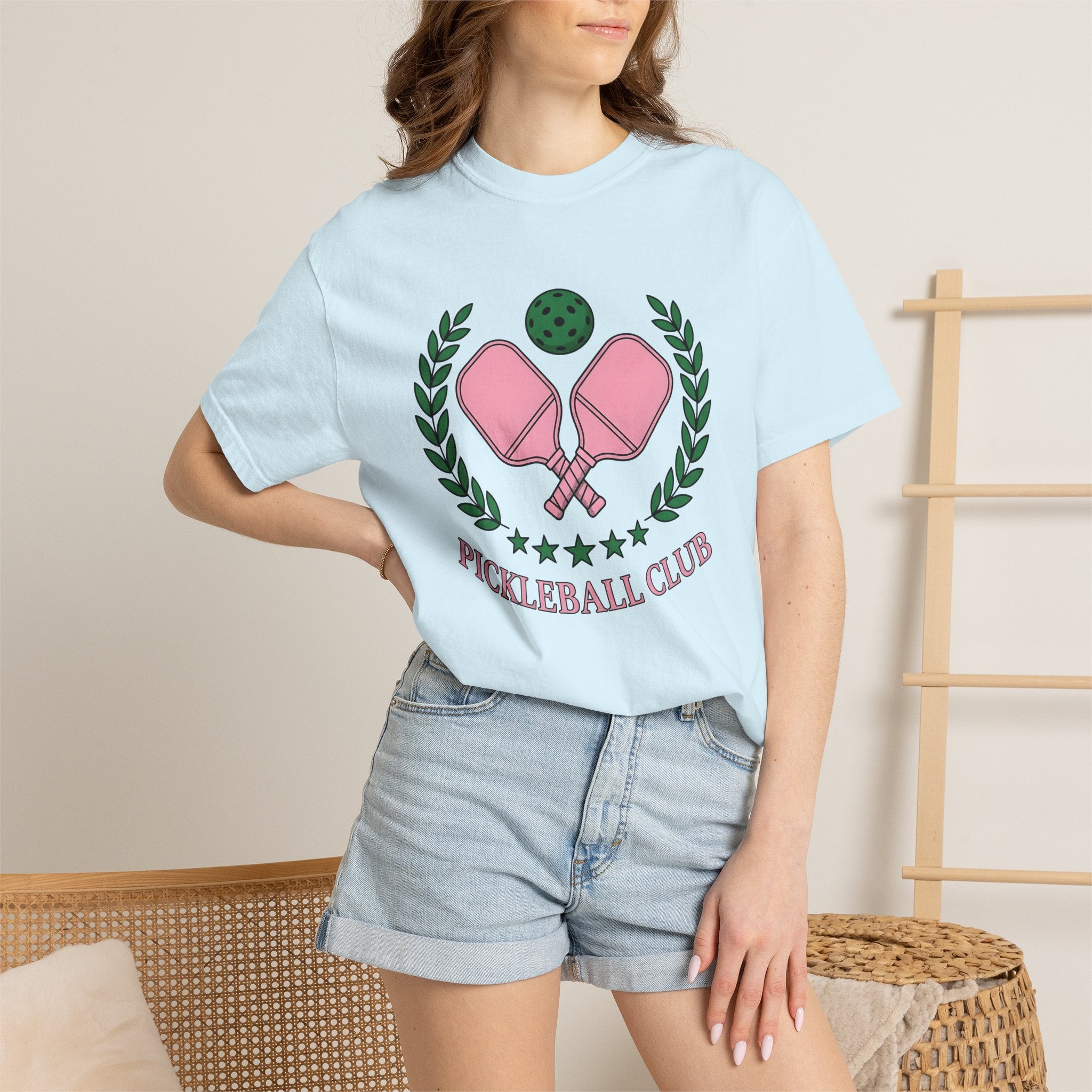 Pickleball Paddle Shirt Pickleball Group Gift Women Vector Tee Paddle T-Shirt Pickleball Fan Graphic Tshirt Team Graphic Classic Laurel