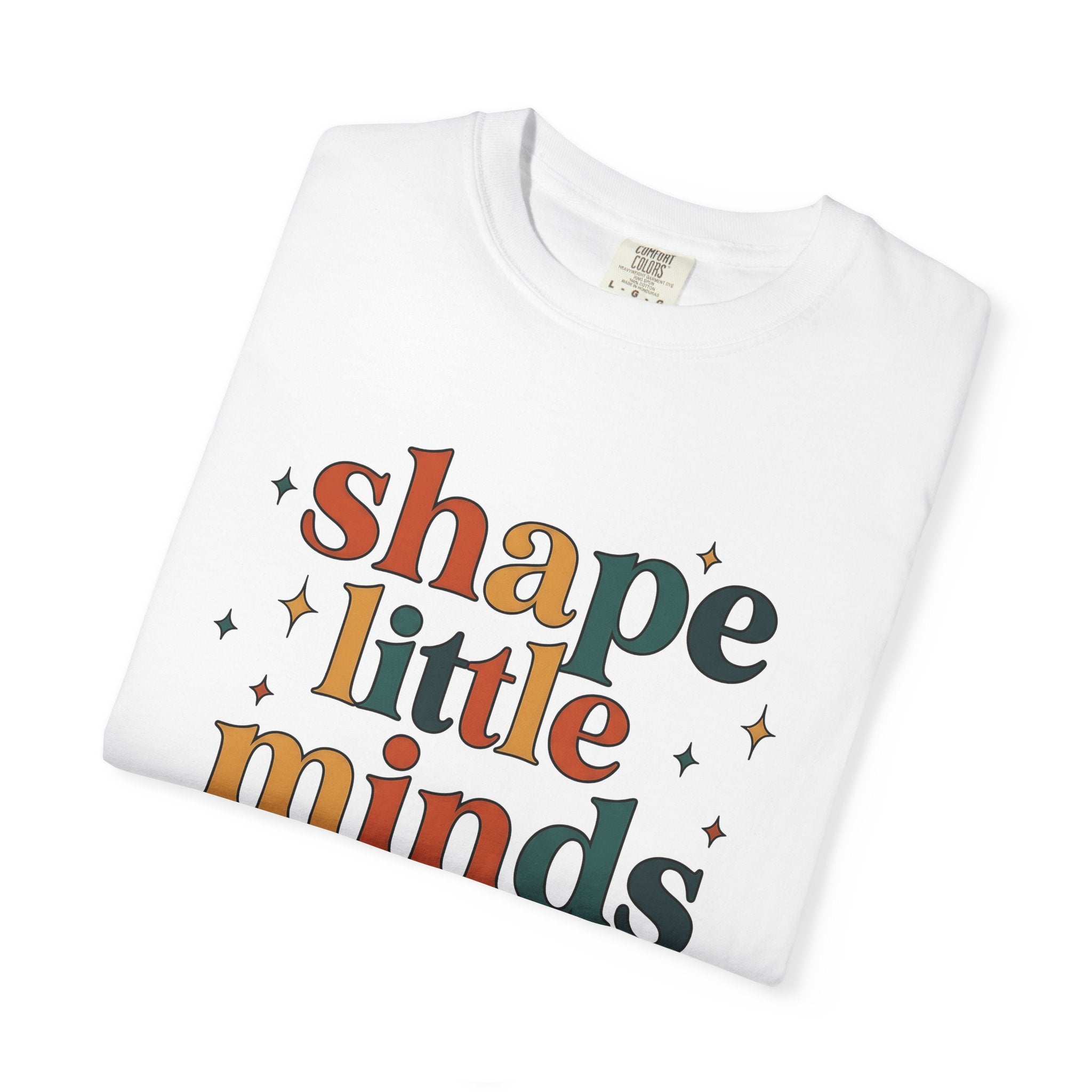 Bright Vintage Lettering Shirt Teacher Classroom Gift Women Vintage Tee Typography T-Shirt Educator Enthusiast Retro Tshirt School Graphic