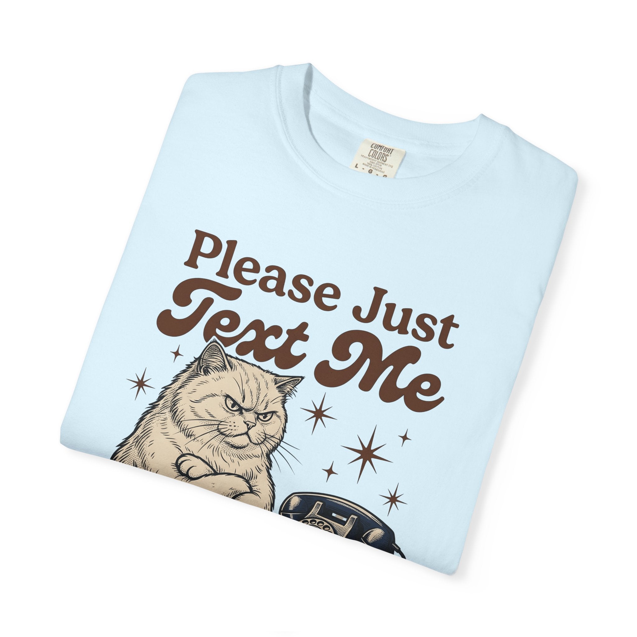 Sour Cat Shirt Cat Joke Gift Women Retro Tee Kitty T-Shirt Cat Fan Fifties Tshirt Pun Graphic Classic Old Telephone Tshirt