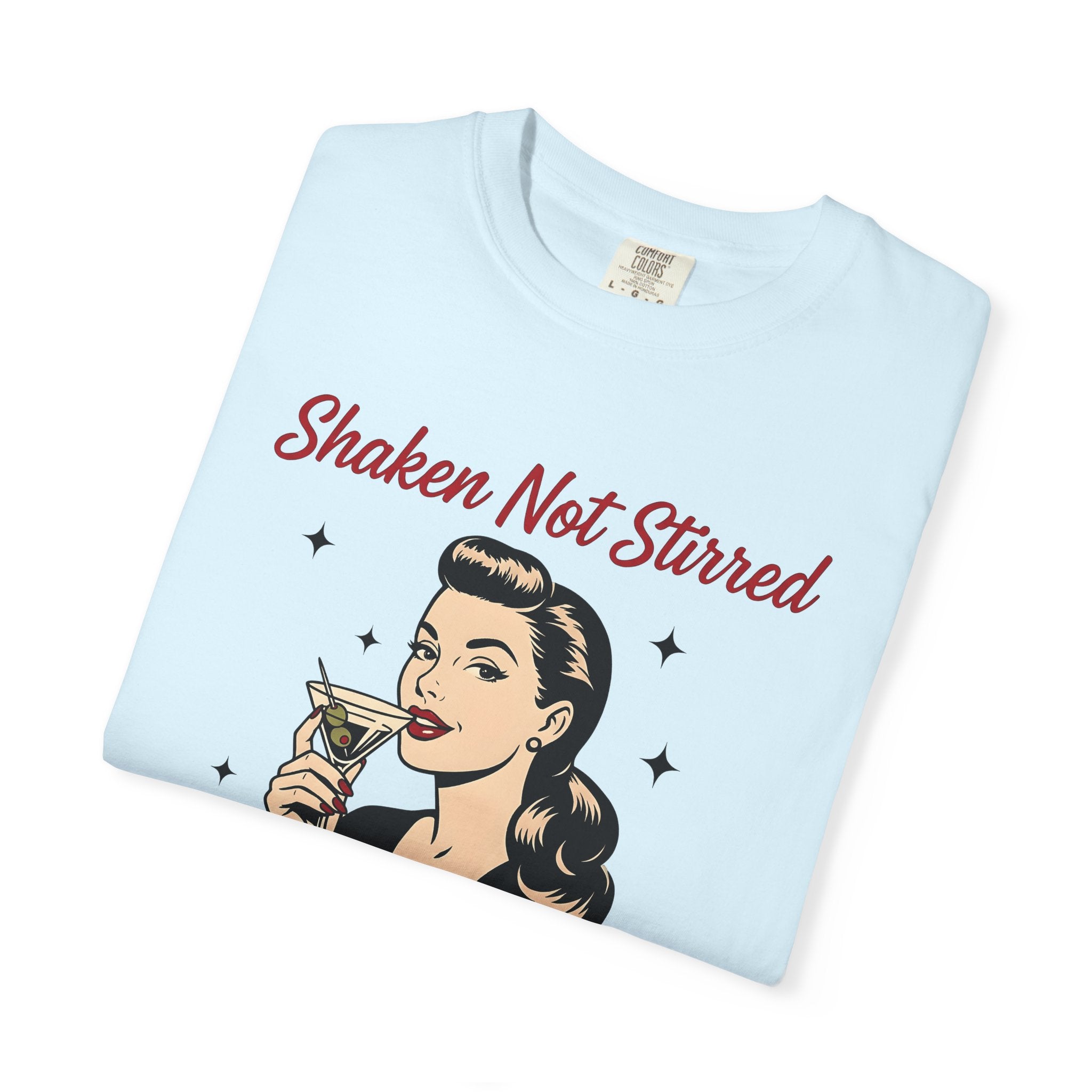 Girl Drink Shirt Funny Humor Gift Women Comic Tee Cocktail T-Shirt Comedy Fan Cartoon Tshirt Sarcasm Graphic Vintage Sparkles Tshirt