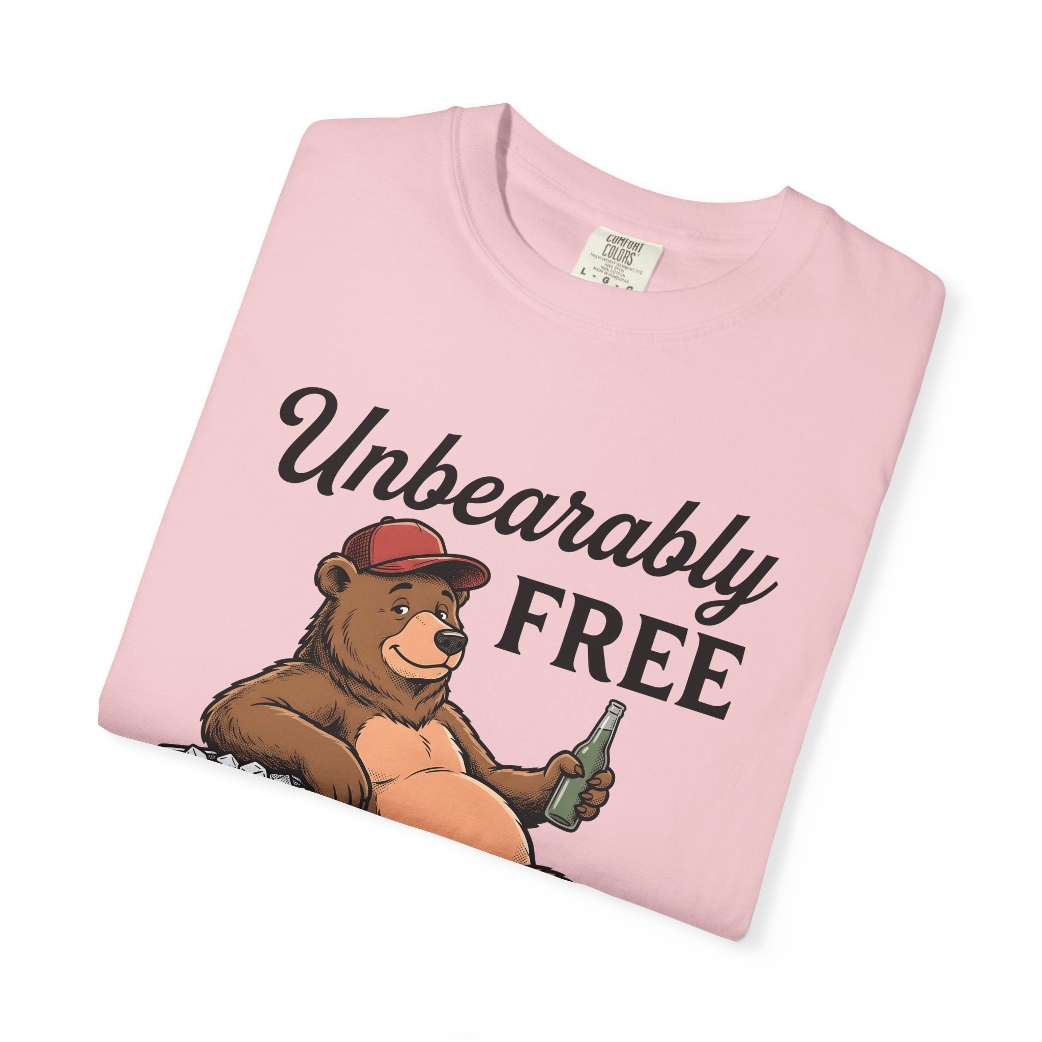 Bear Drinking Shirt 4th Of July Humor Gift Women Cartoon Tee Bear T-Shirt Patriot Fan Teddy Tshirt Funny Graphic Vintage Cooler Tshirt