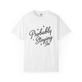 Cursive Saying Shirt Homebody Solitude Gift Women Playful Tee Quote T-Shirt Introvert Fan Hand Lettering Tshirt Lonely Graphic Vintage