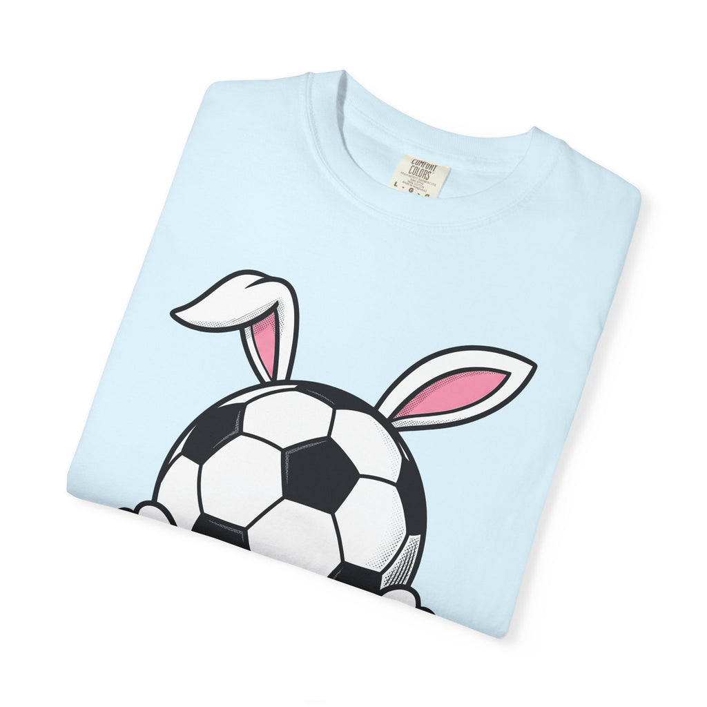 Soccer Ball Hare Shirt Easter Exercise Gift Women Animated Tee Football T-Shirt Easter Fan Cartoon Tshirt Fitness Graphic Old School Hare