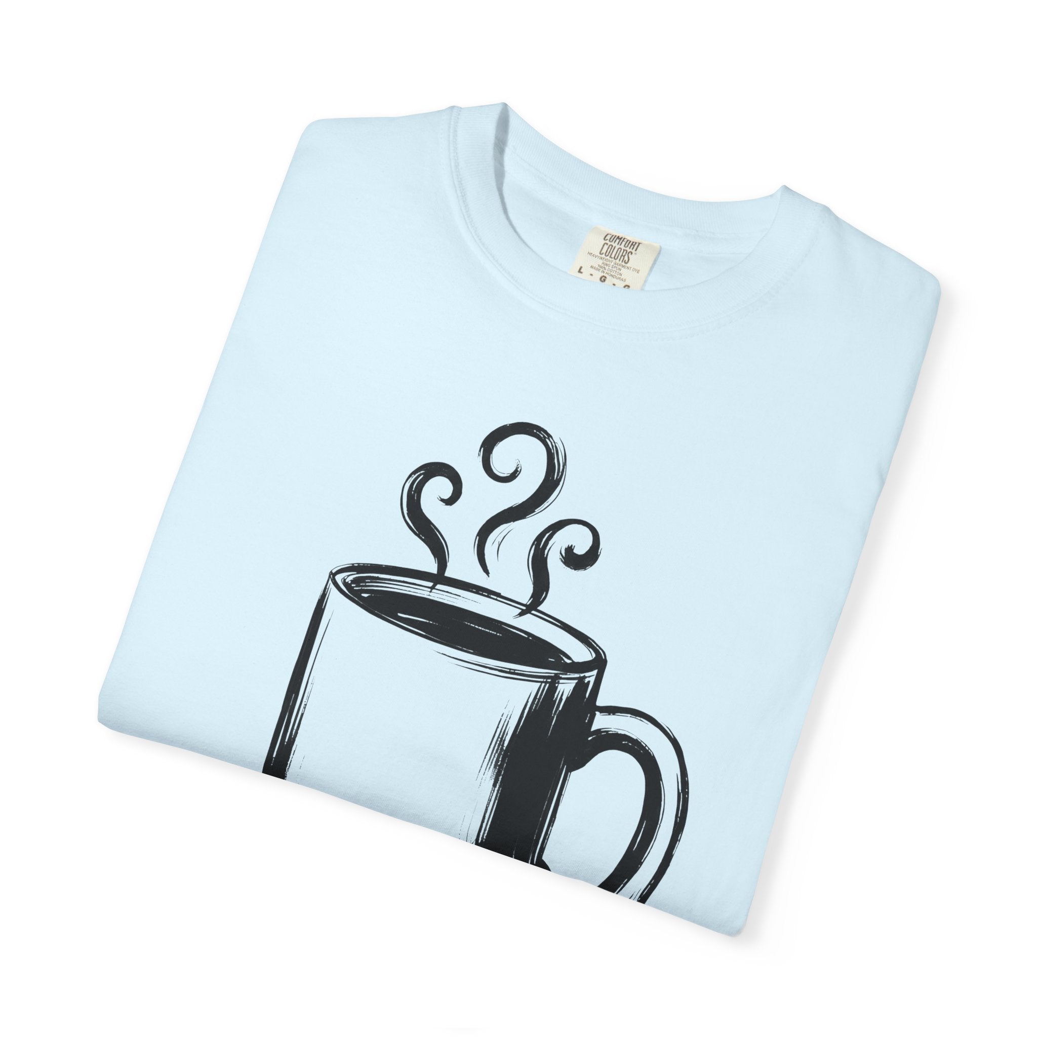 Coffee Cup Shirt Moms Espresso Gift Women Sketch Tee Mug T-Shirt Mother Fan Coffee Mug Tshirt Caffè Graphic Simple Vapor Tshirt