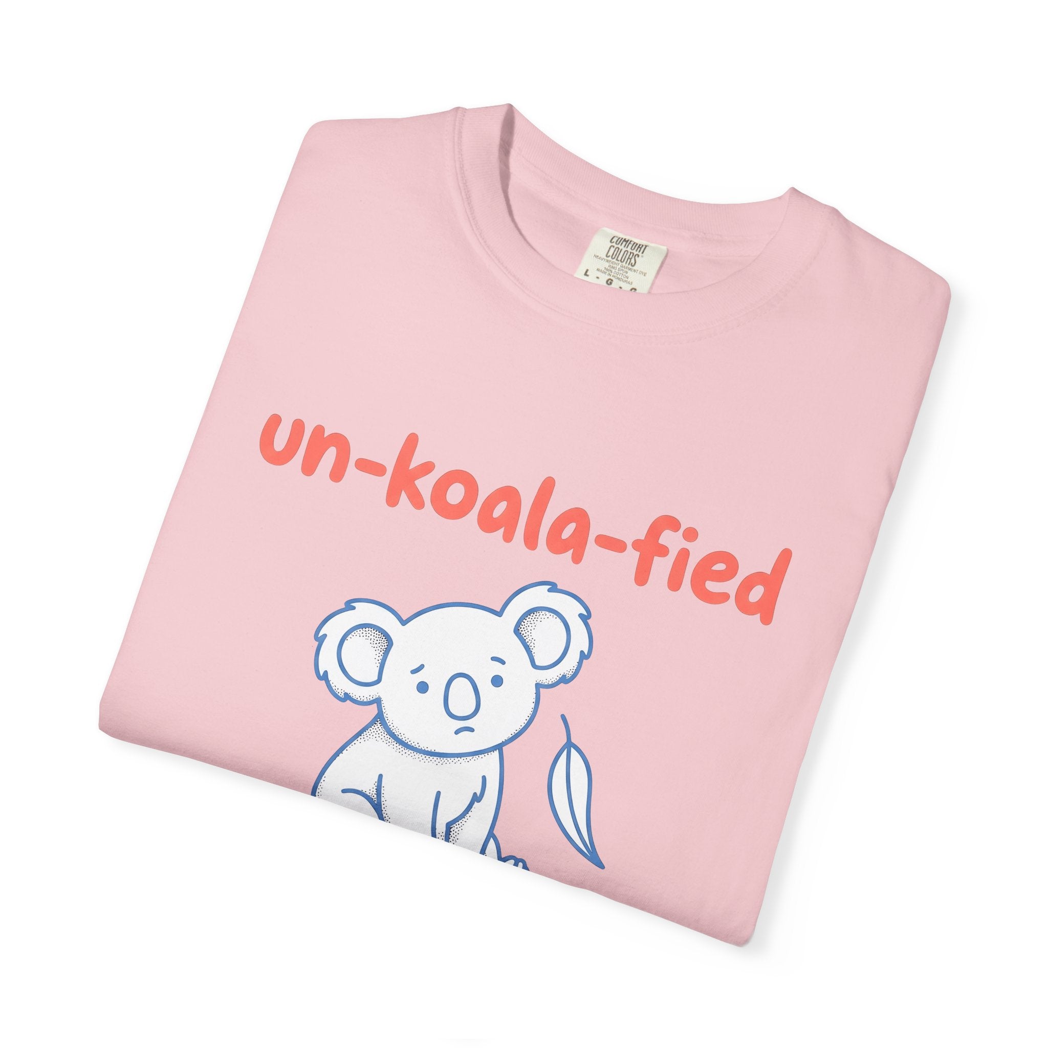 Koala Graphic Shirt Funny Animal Gift Women Cartoon Tee Koala Bear T-Shirt Humor Fan Cute Graphic Animal Illustration Simple Design